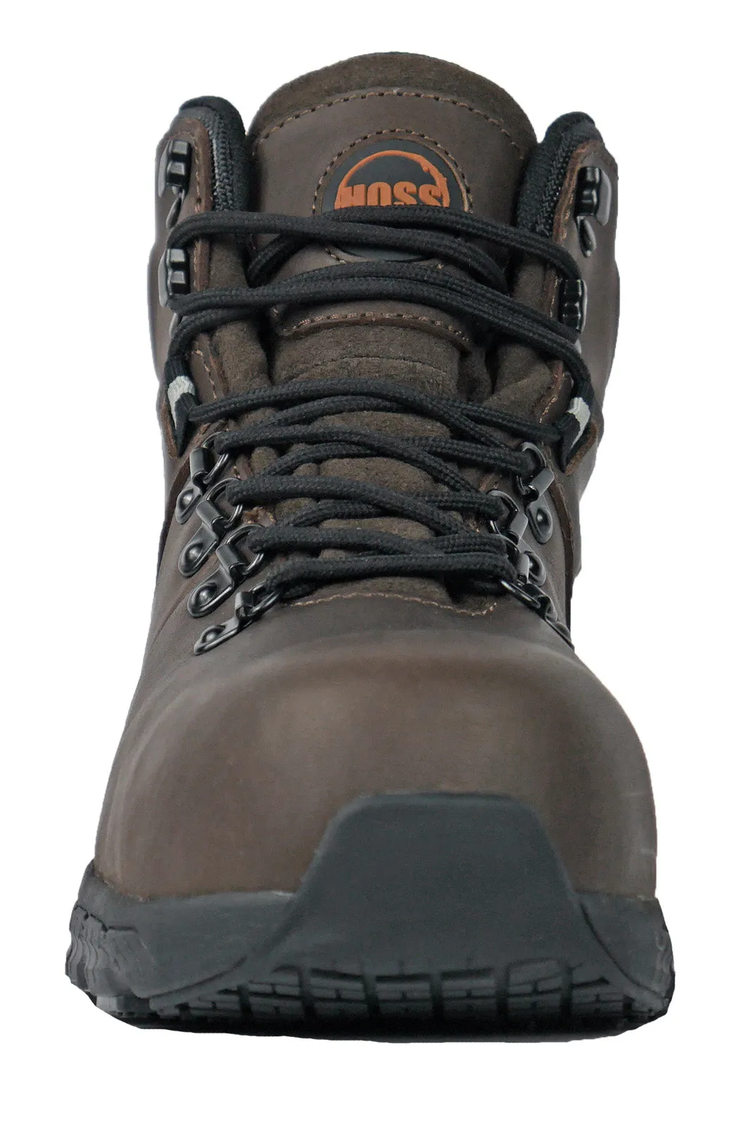Hoss Ticker Composite Toe Waterproof 60267 Mens Brown Leather Work Boots Outdoor Mission