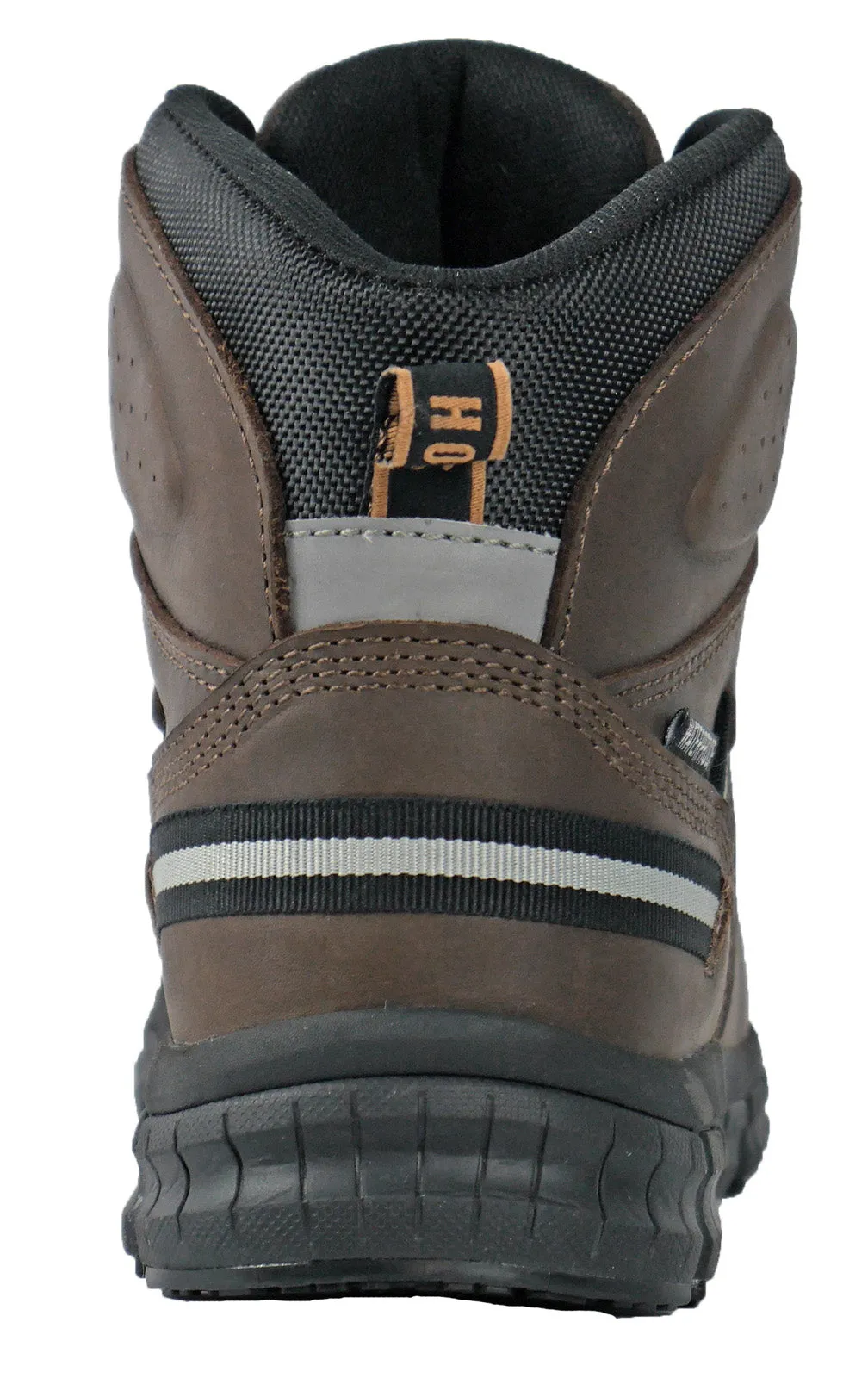 Quick Pull Ski Resort Visitor Hoss Ticker Composite Toe Waterproof 60267 Mens Brown Leather Work Boots