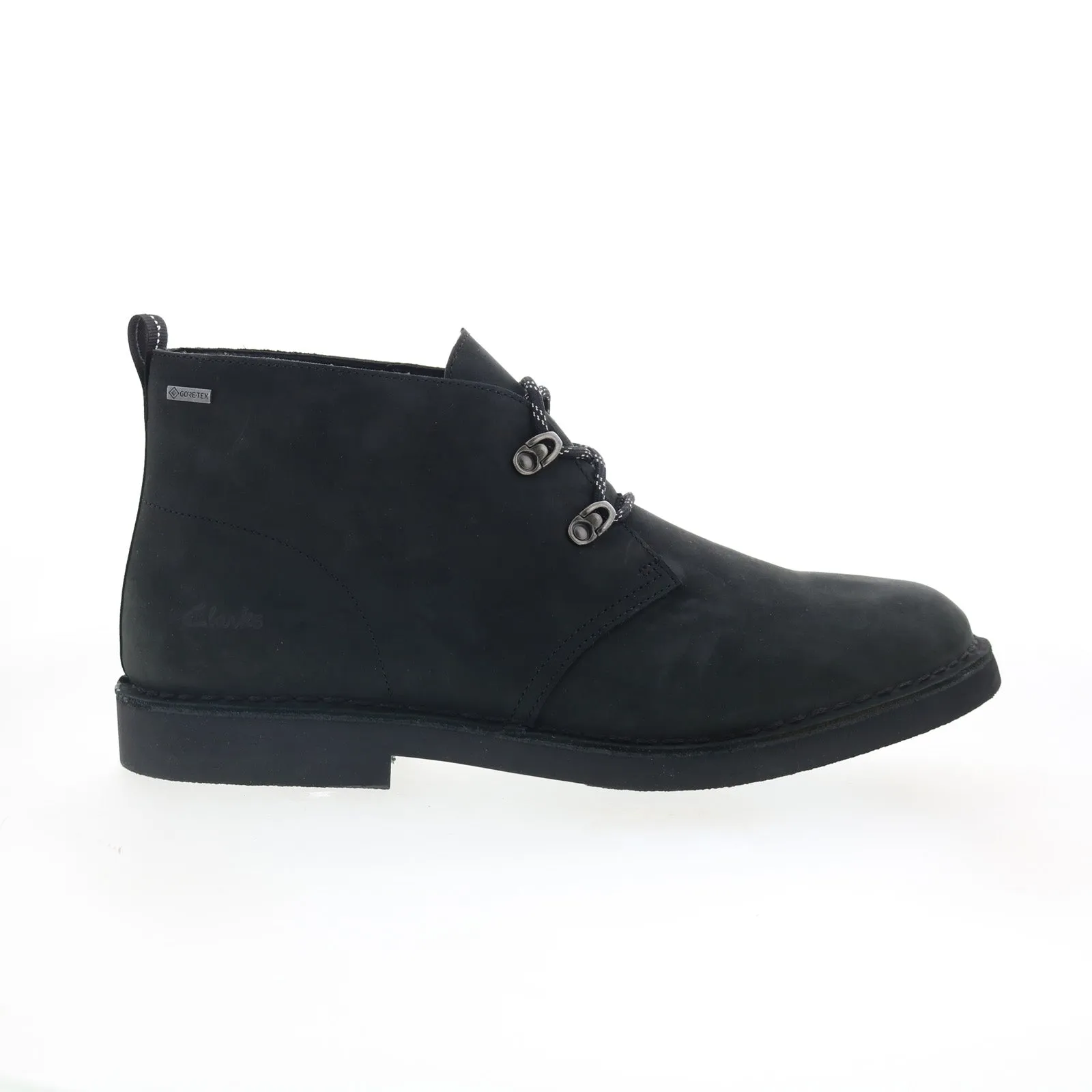 Rough Walk Clarks Desert BT2GTX 26162172 Mens Black Nubuck Lace Up Chukkas Boots