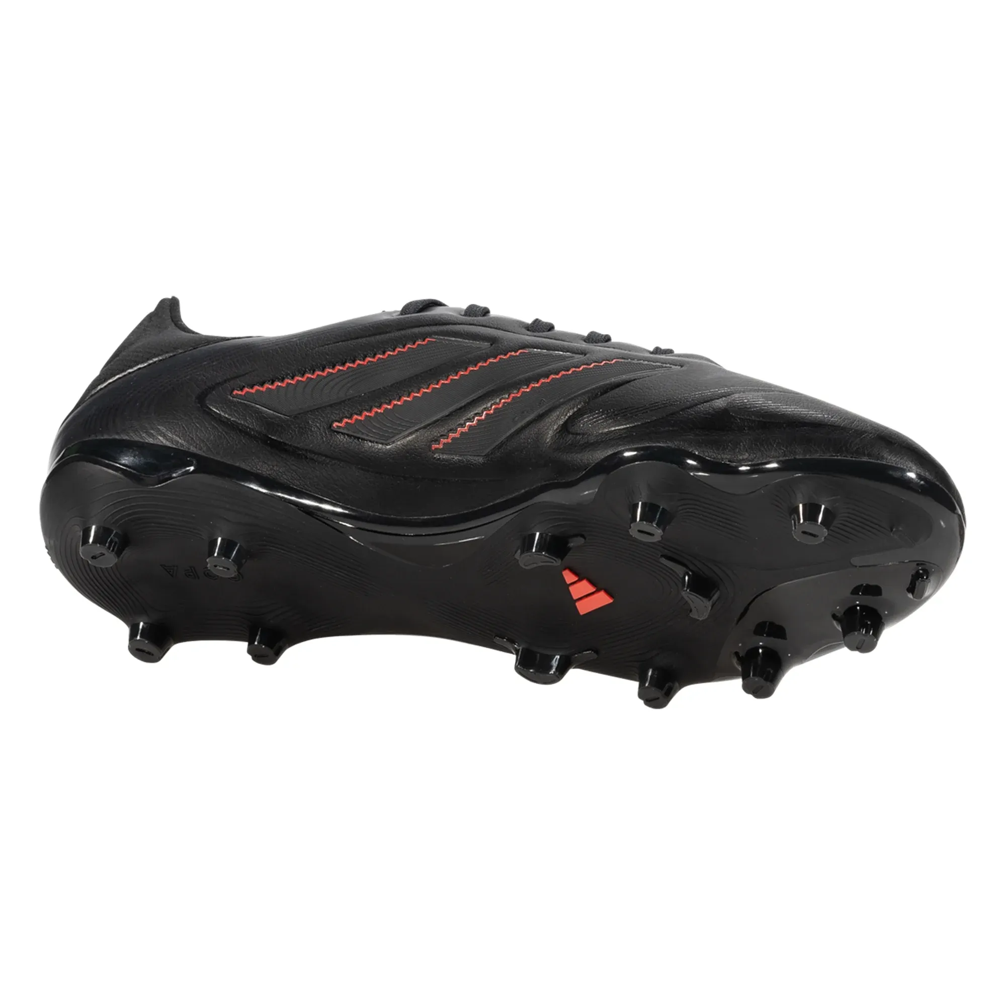 Upper Comfort adidas Copa Pure III League FG/MG Soccer Cleats (Black/Carbon/Red)