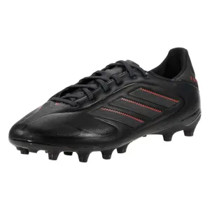 adidas Copa Pure III League FG/MG Soccer Cleats (Black/Carbon/Red) cold-weather