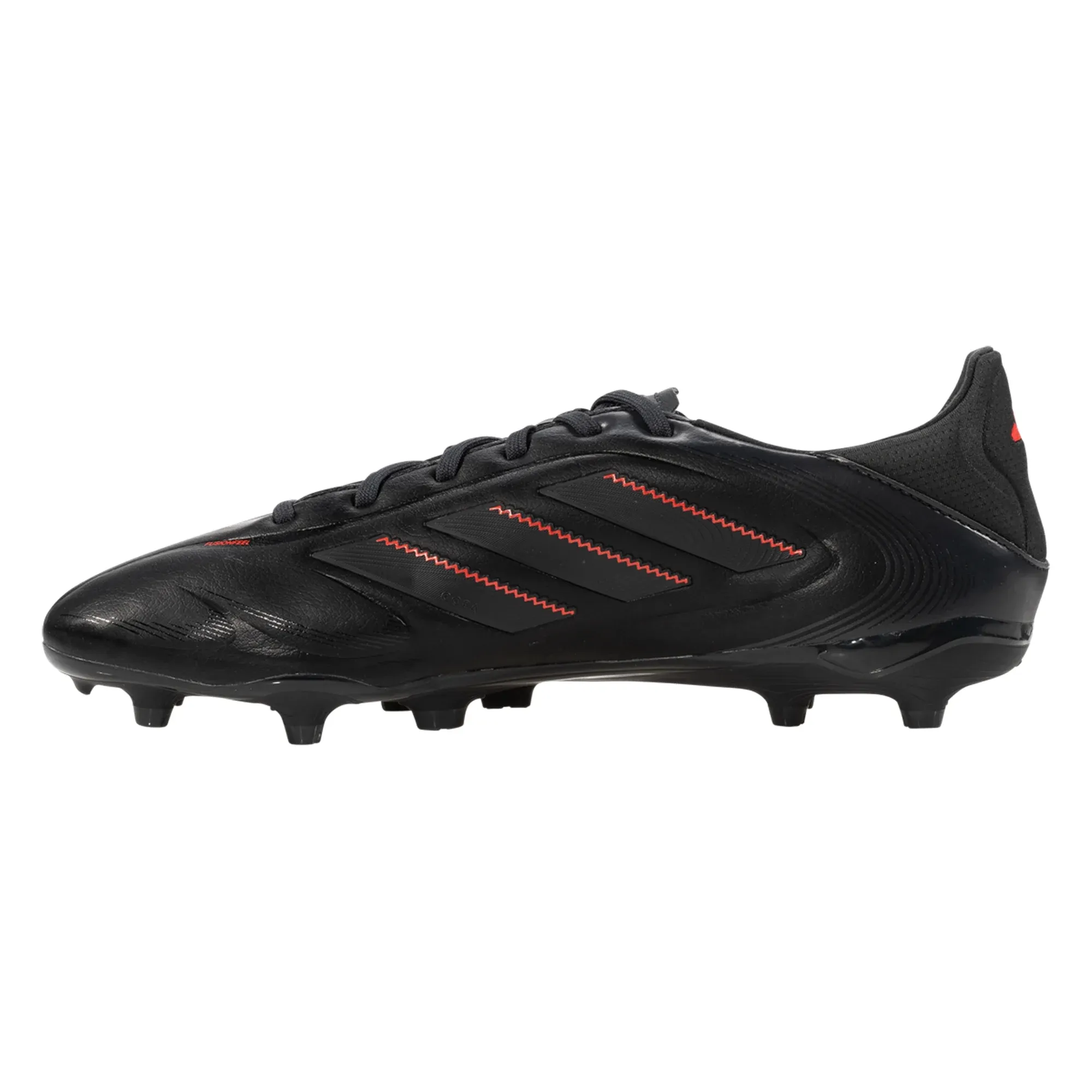 adidas Copa Pure III League FG/MG Soccer Cleats (Black/Carbon/Red) Speed Frame