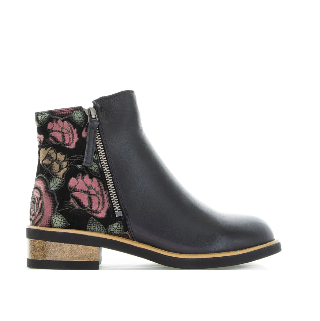 BRESLEY DUNGEON BLACK PINK ROSE No Laces