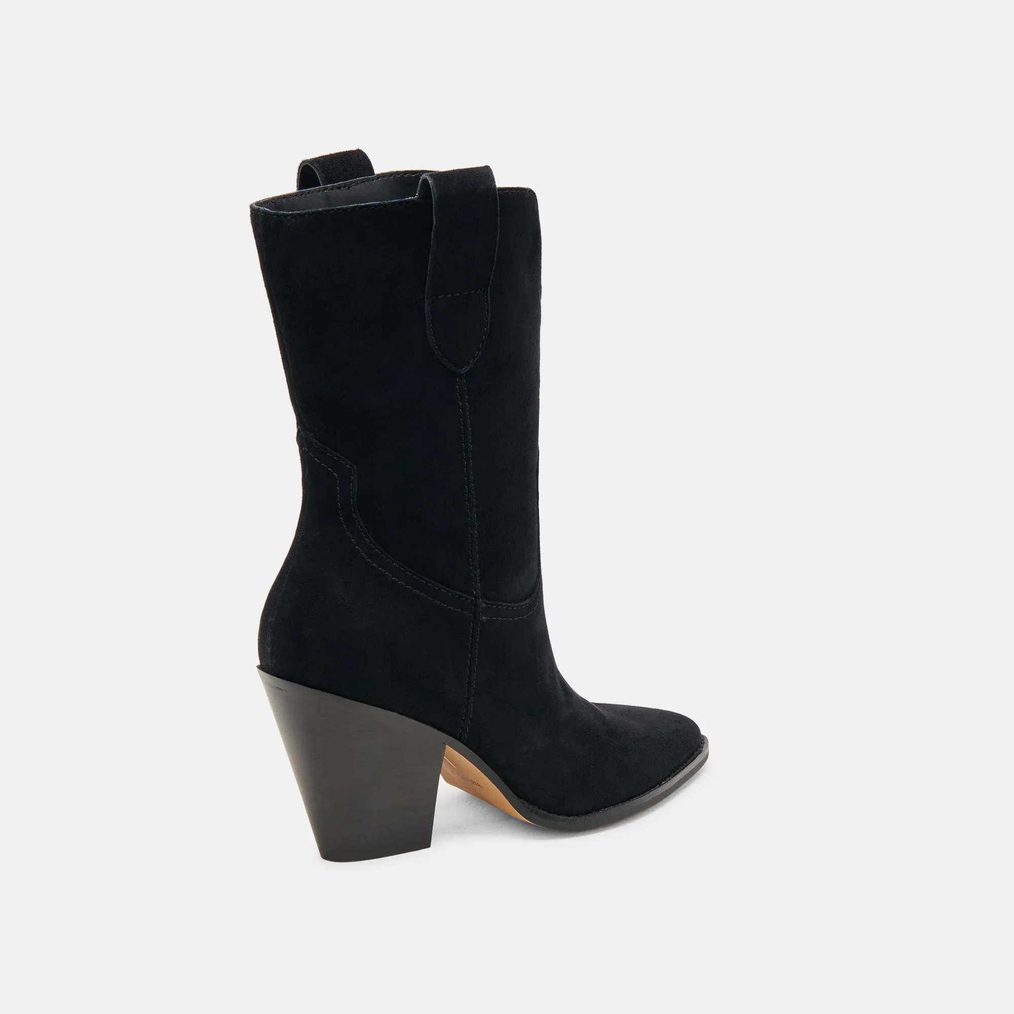 JESSEY BOOTS ONYX SUEDE Soft Footbed