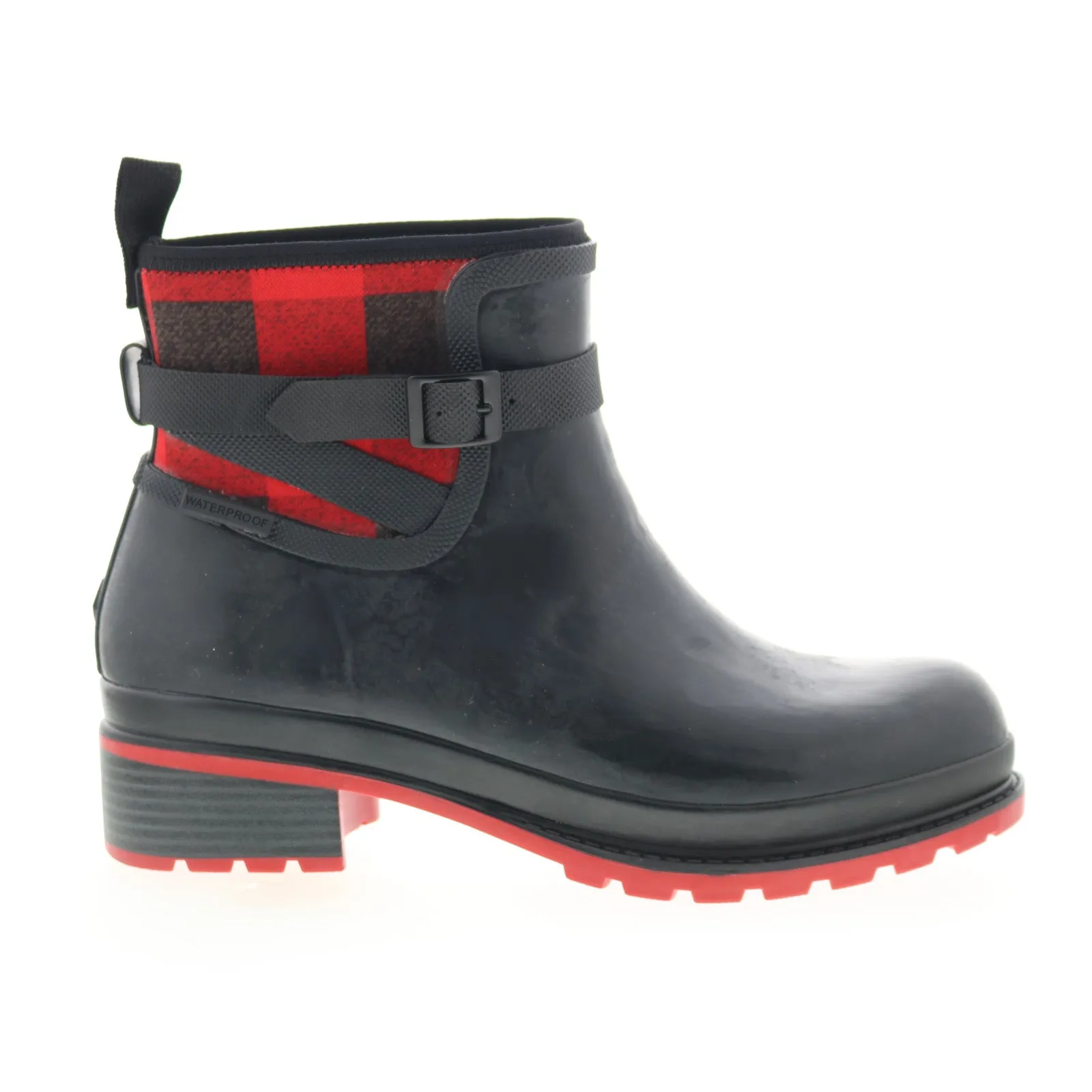 Frost Season Original Muck Liberty Ankle Rubber WP Womens Black Ankle & Booties Boots