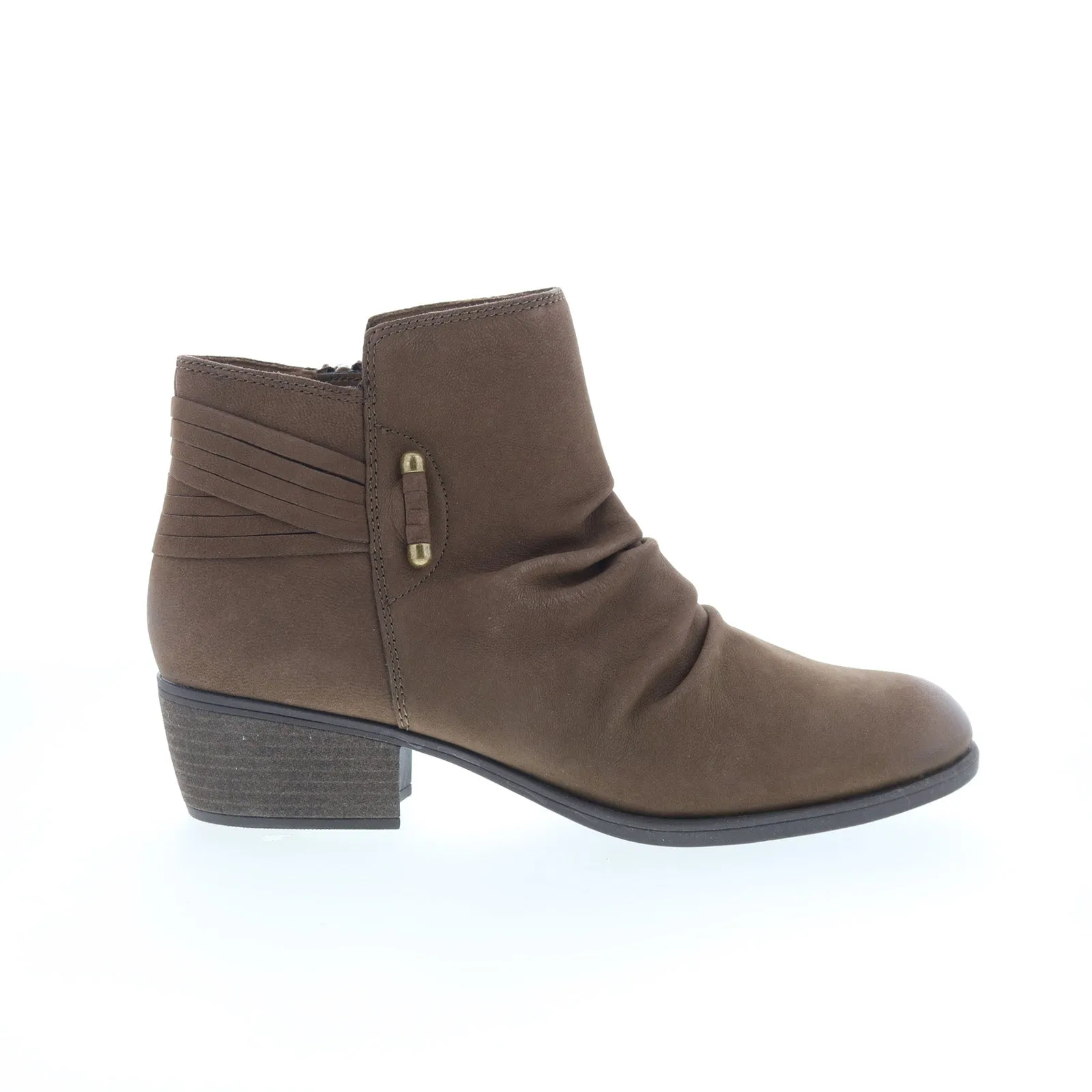 Cushioned Insole Ranch Wear Clarks Everlay Coda 26111994 Womens Brown Nubuck Ankle & Booties Boots