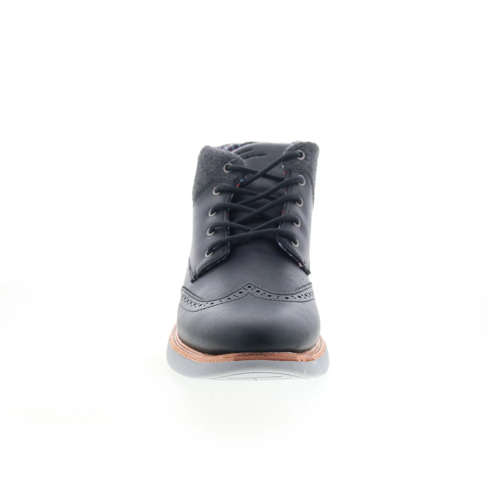 Ben Sherman Omega Casual Wingtip Boot Mens Black Casual Dress Boots Terrain Tested