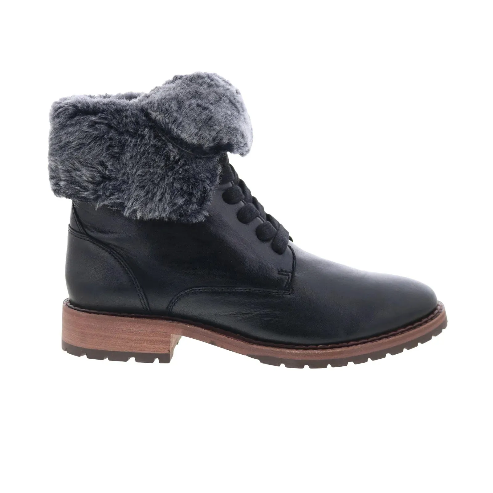 Energy return Shock absorption Johnston & Murphy 78-51515 Womens Black Leather Lace Up Casual Dress Boots