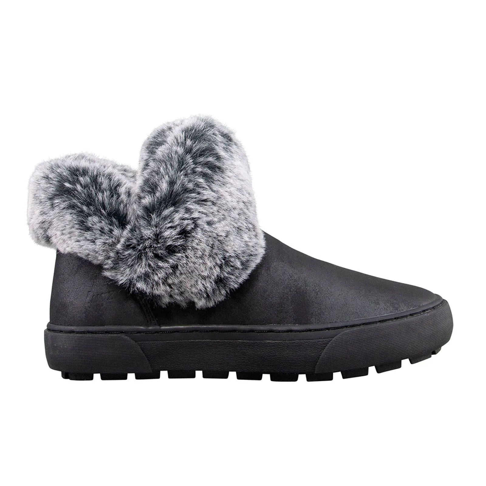 Ergonomic Design Lugz Sprig WSPRID-069 Womens Black Synthetic Slip On Ankle & Booties Boots
