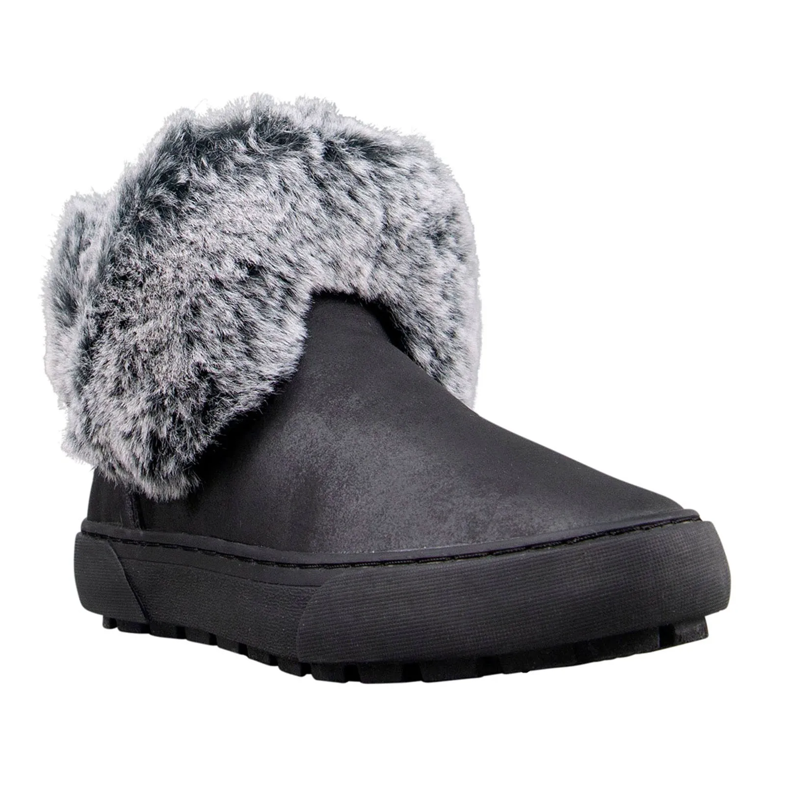 Lugz Sprig WSPRID-069 Womens Black Synthetic Slip On Ankle & Booties Boots subtle style Middle-Aged Man