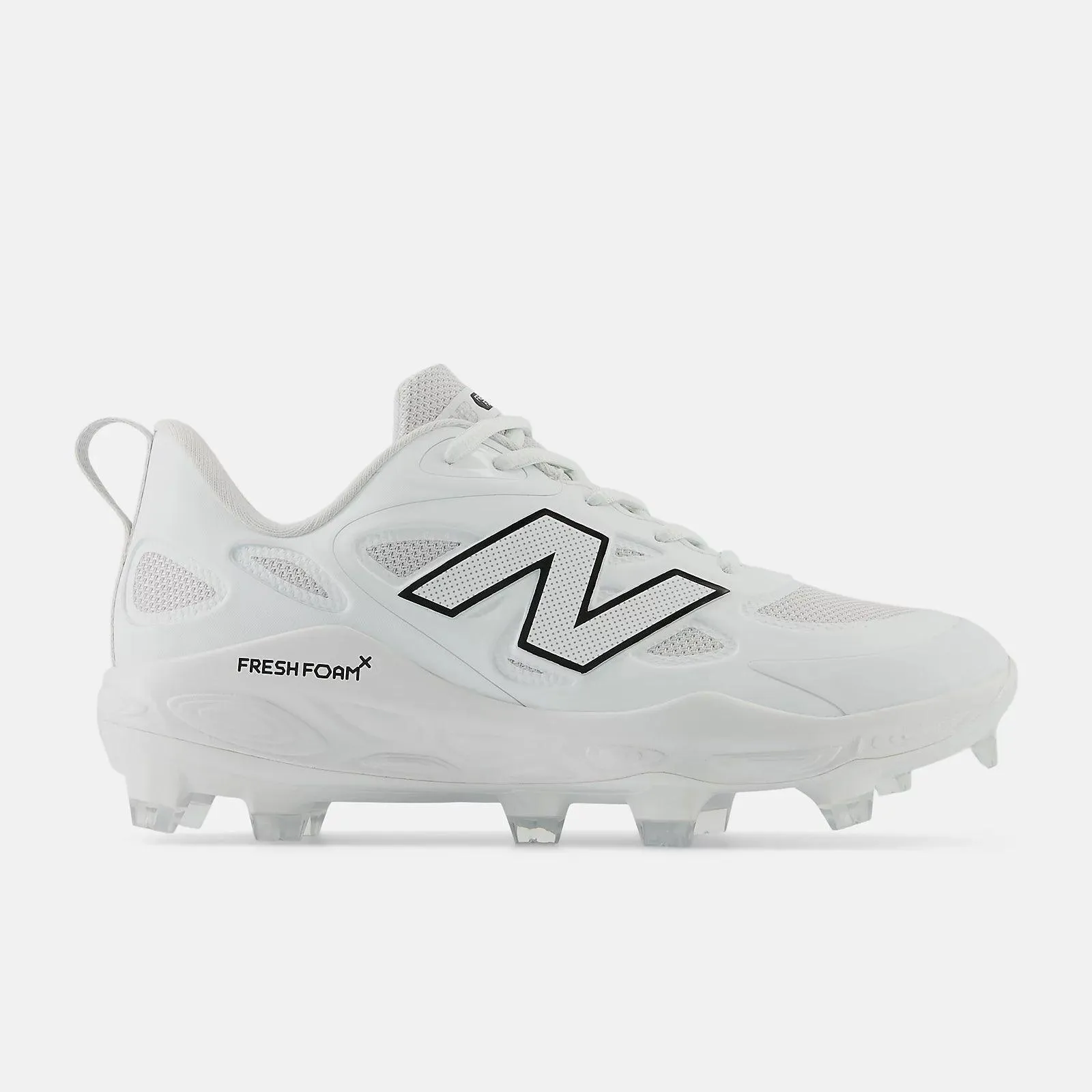 Active Comfort New Balance Women's Fresh Foam X Velo v4 Molded Softball Cleats - White SPVELOW4