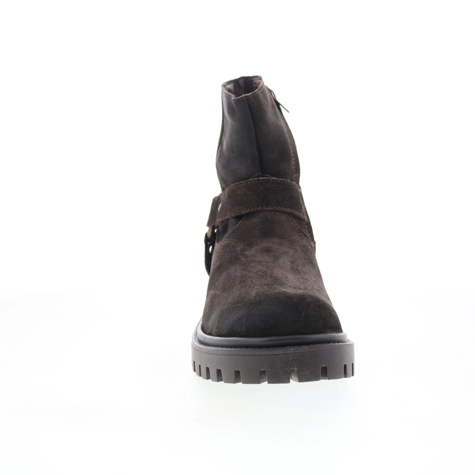 Dingo Road Trip DI-845 Mens Brown Leather Zipper Casual Dress Boots Soft Cushioning Step Control