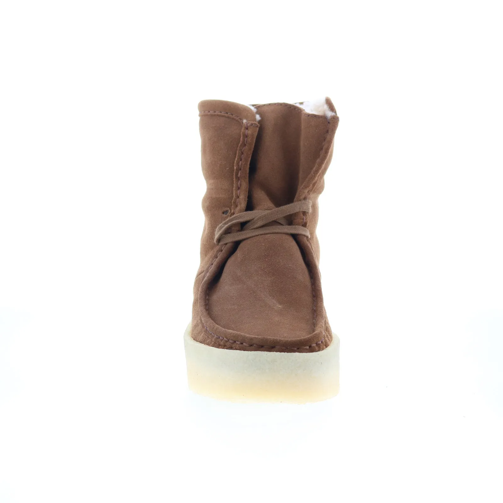 Protective Design Clarks Wallabee Cup HI 26174015 Womens Brown Suede Casual Dress Boots