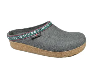 Dance Floor Retro Mood Haflinger Clogs Grizzly Franzl Anthracite