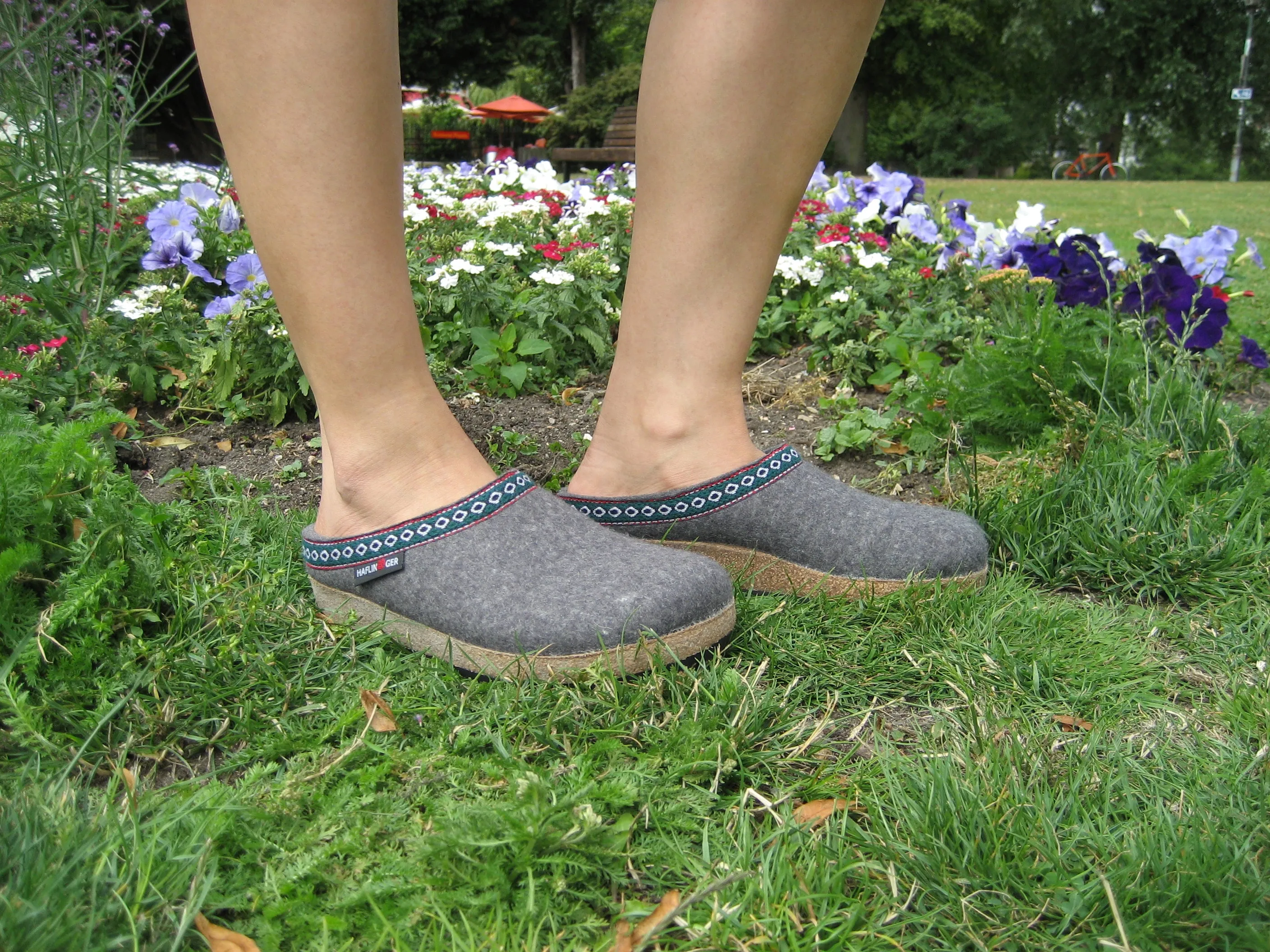 Haflinger Clogs Grizzly Franzl Anthracite Comfort Step Family Fit