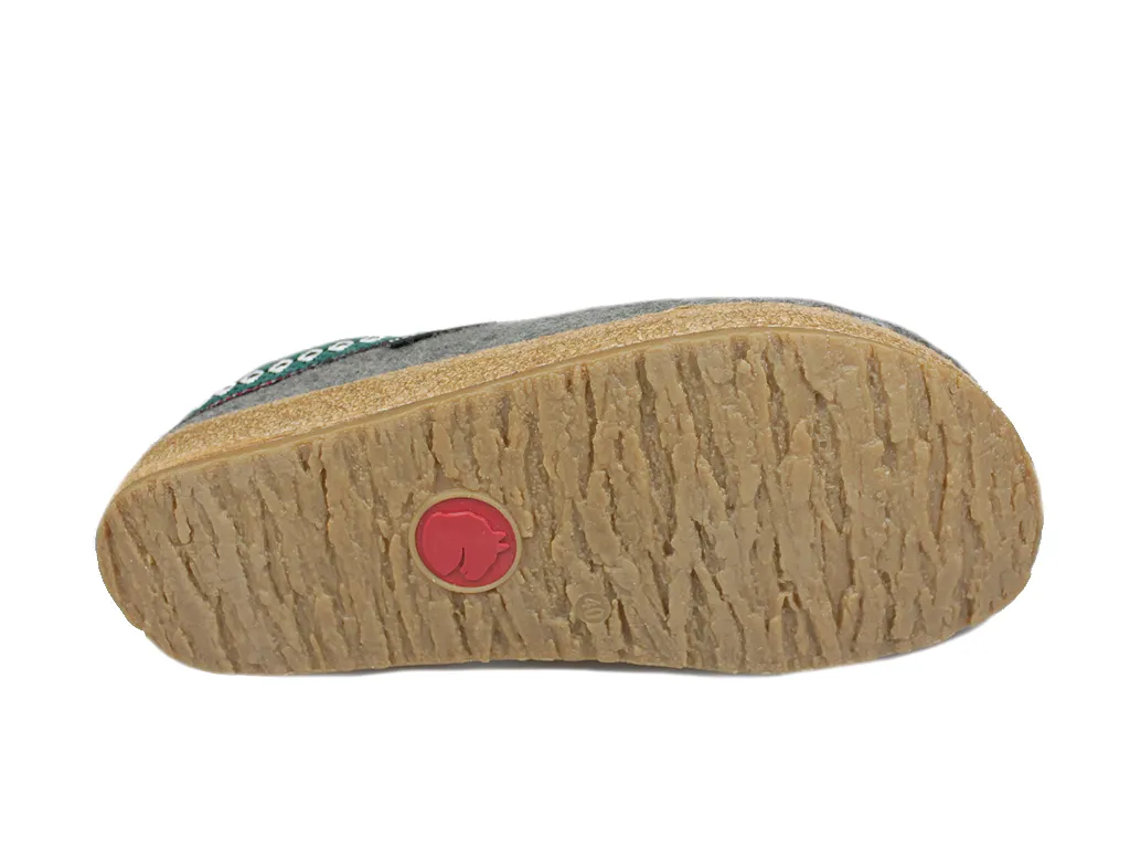 Haflinger Clogs Grizzly Franzl Anthracite Family Fit
