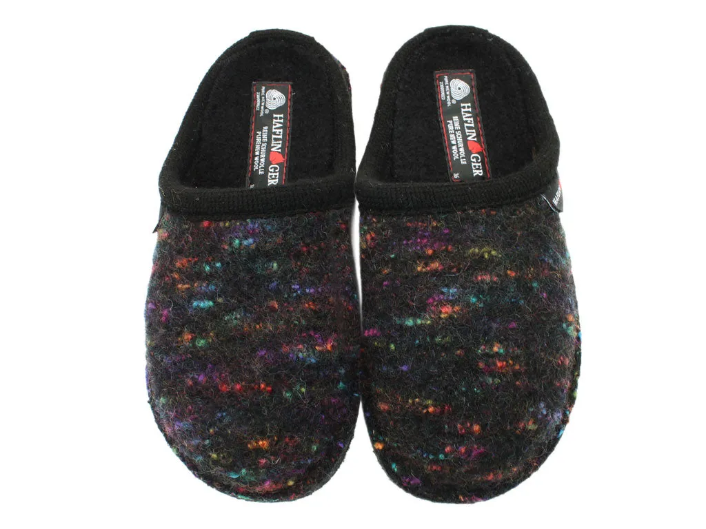 Haflinger Slippers Flair Enjoy Black Smooth ride City Run
