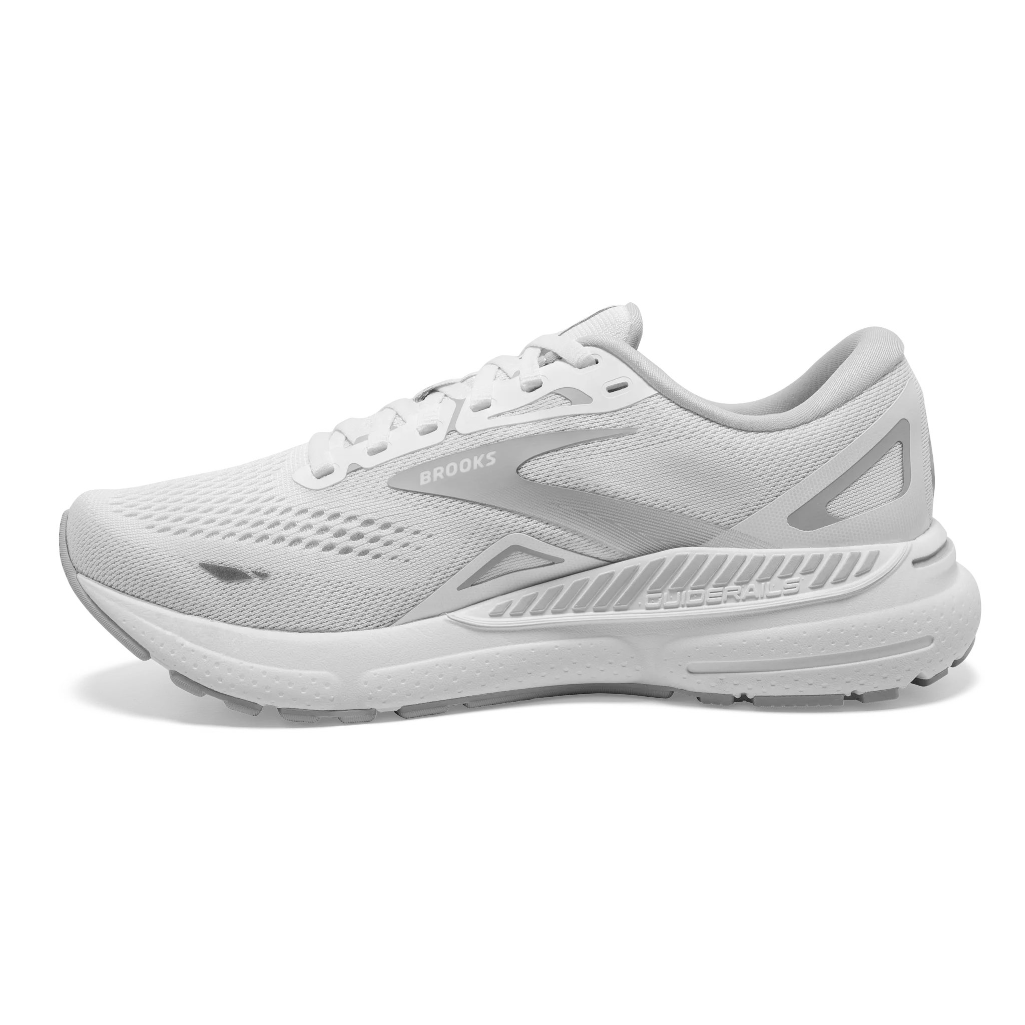 Women's Adrenaline GTS 23 circular track running gear running in a forest shoes