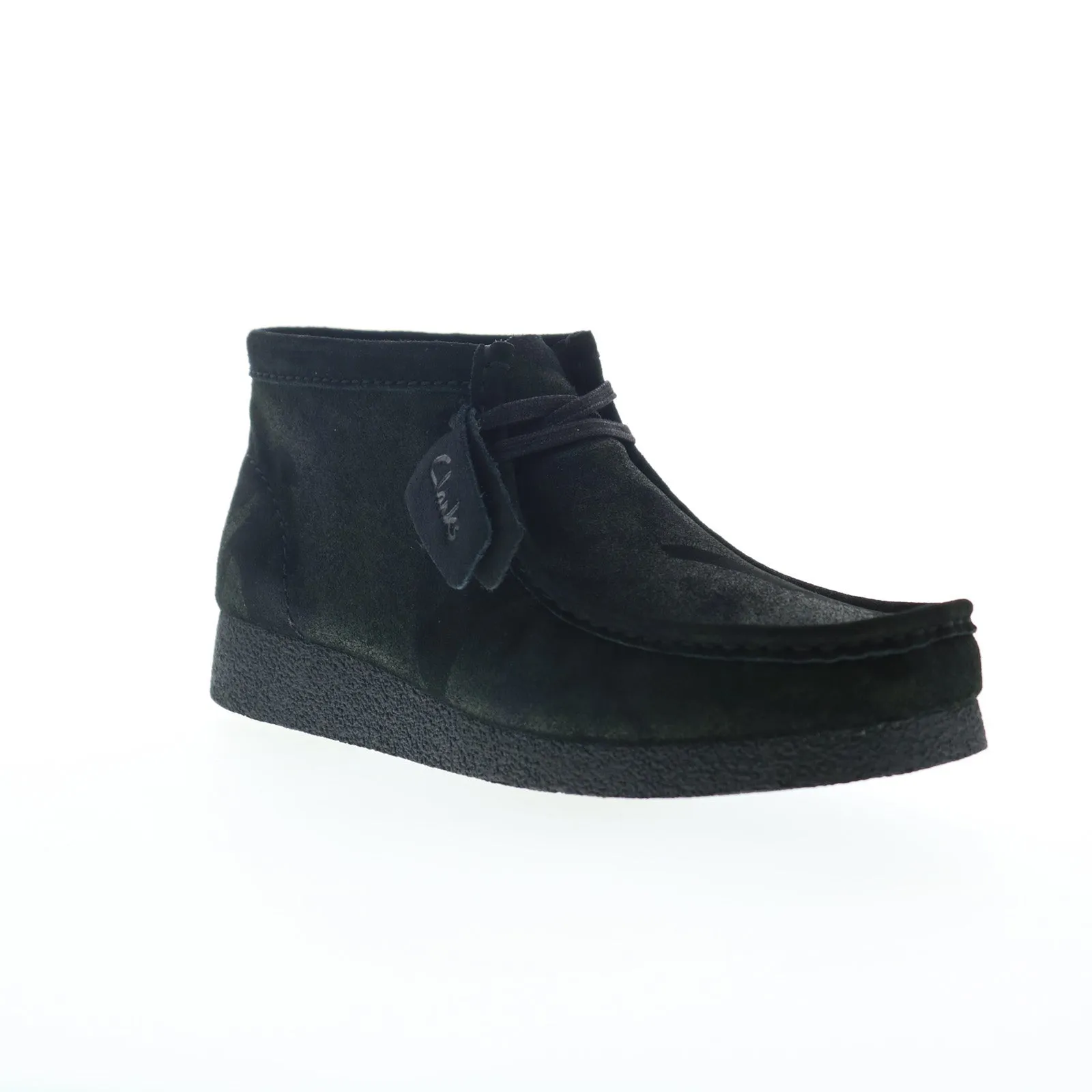 Urban Commute Clarks Wallabee EVO Boot 26173606 Mens Black Suede Lace Up Chukkas Boots