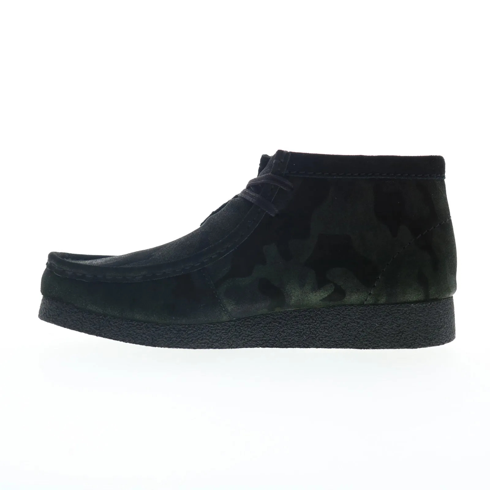 Clarks Wallabee EVO Boot 26173606 Mens Black Suede Lace Up Chukkas Boots Wide Range