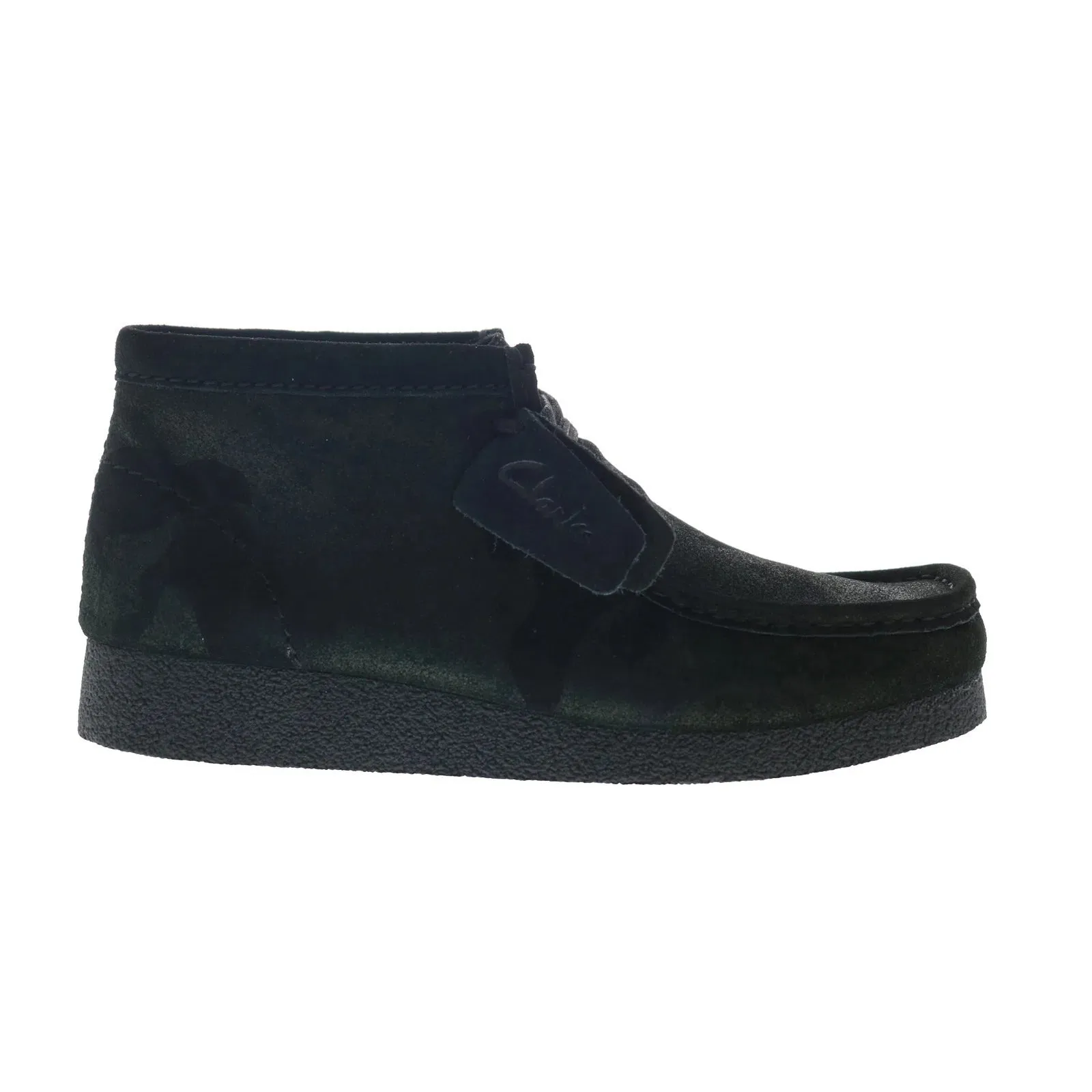 Clarks Wallabee EVO Boot 26173606 Mens Black Suede Lace Up Chukkas Boots Supportive