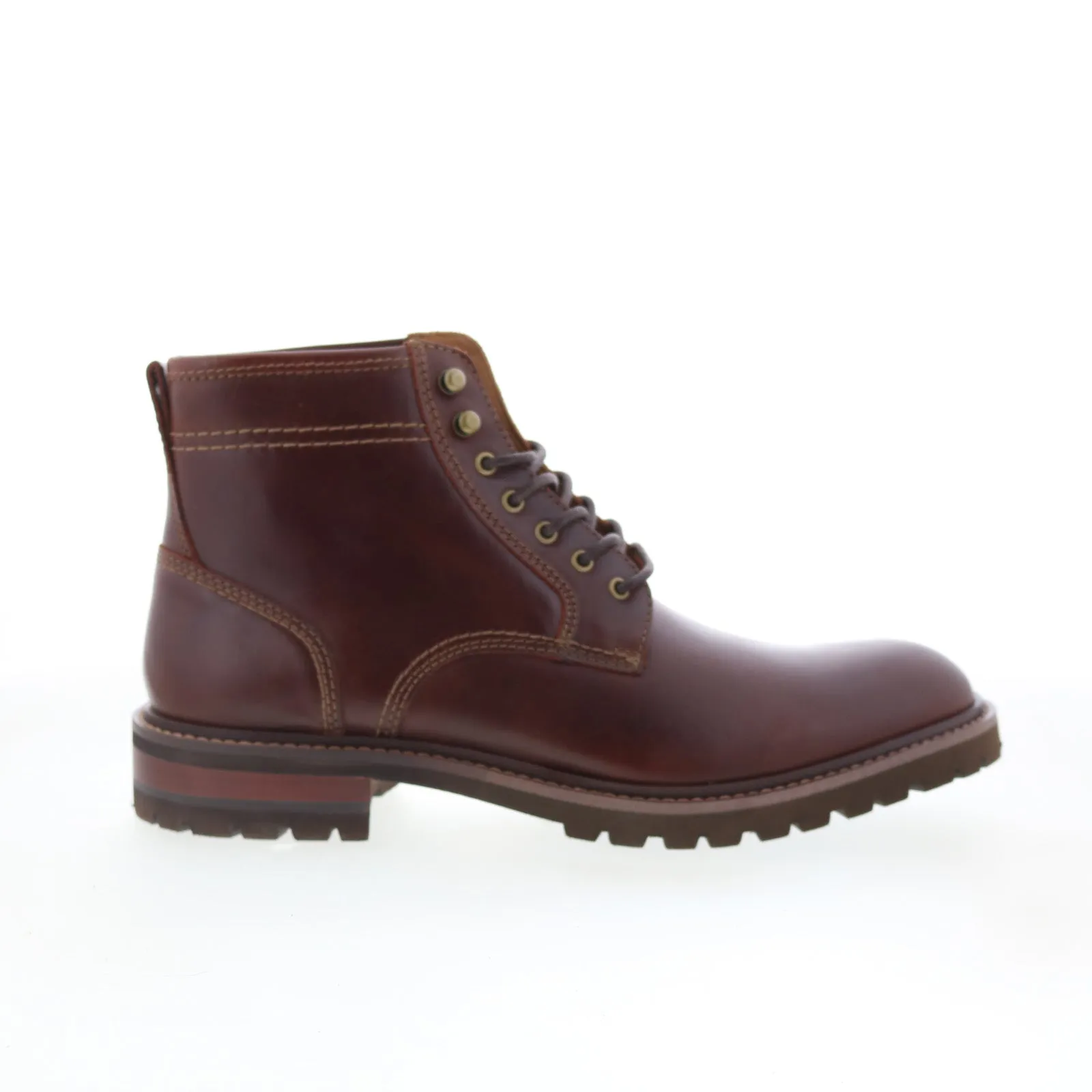 Nightclub Traction Line Johnston & Murphy Dudley Lug 20-1993 Mens Brown Leather Casual Dress Boots