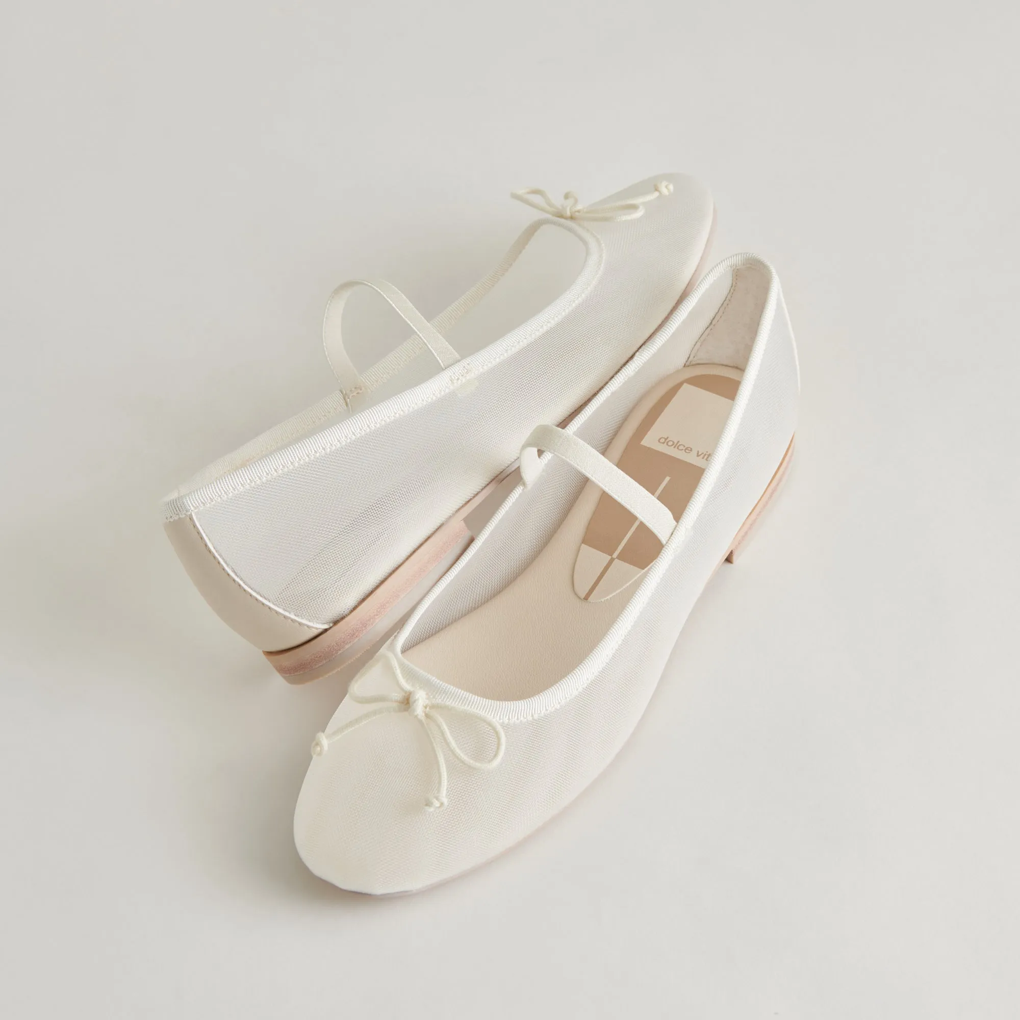 Guest Glow CADEL BALLET FLATS IVORY MESH