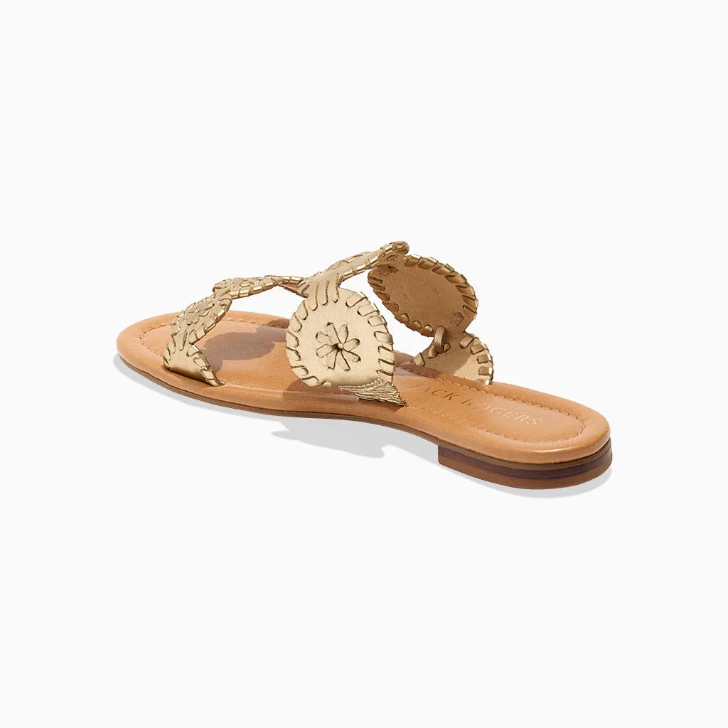 Timeless Fit Lauren II Leather Slide Sandal
