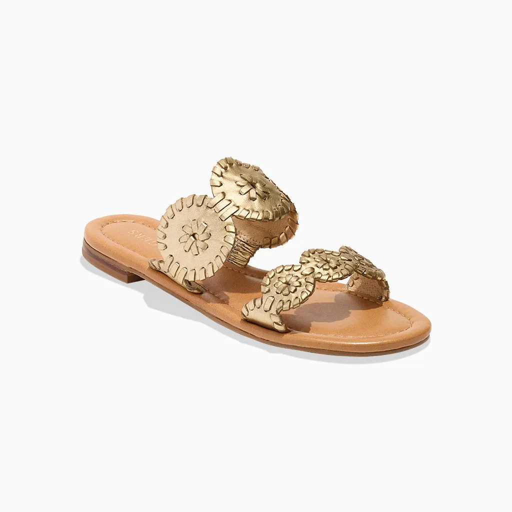 Lauren II Leather Slide Sandal Dust Free