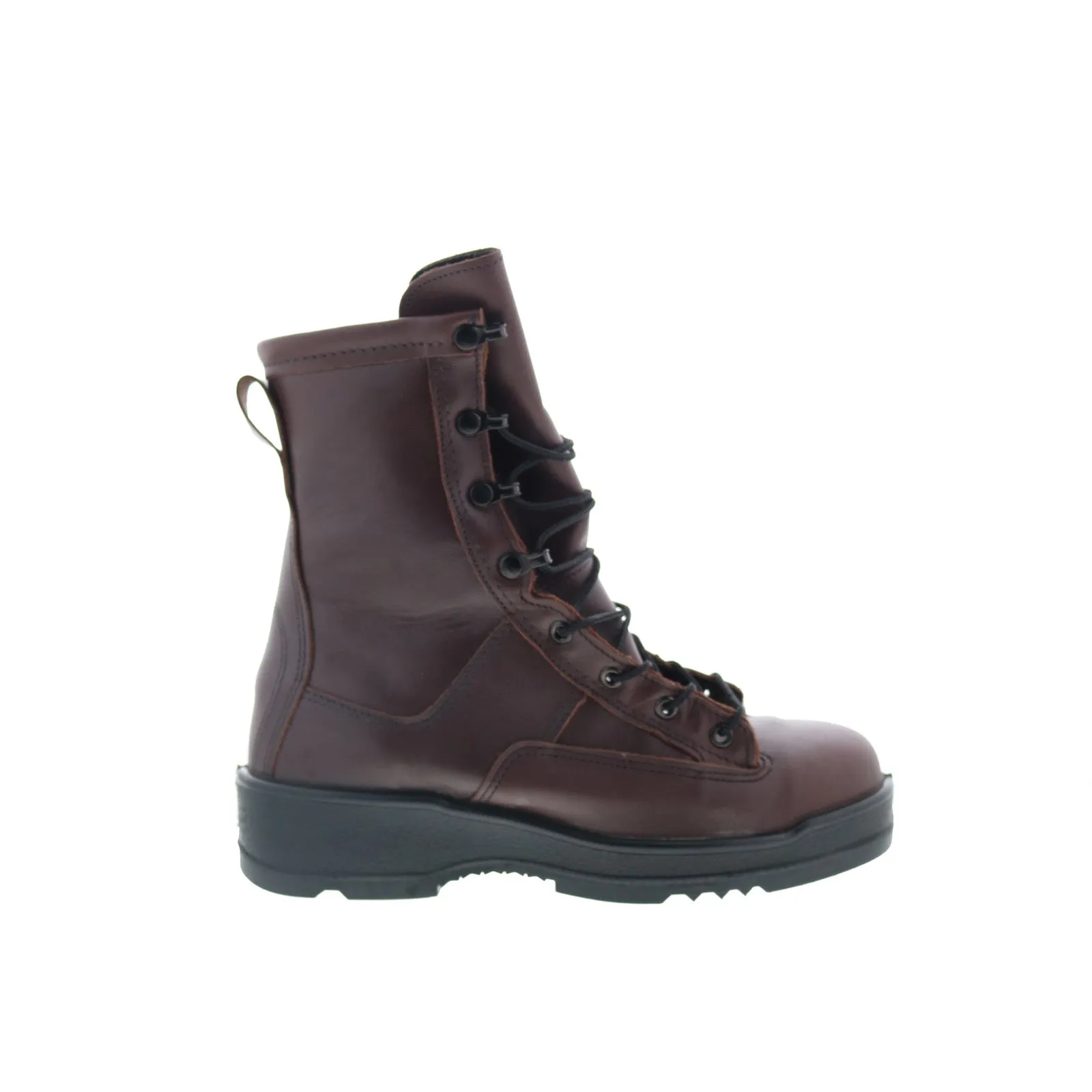 Rocky General Purpose Navy Certified Steel Toe Mens Brown Wide Tactical Boots Structured Fit Tough Weather