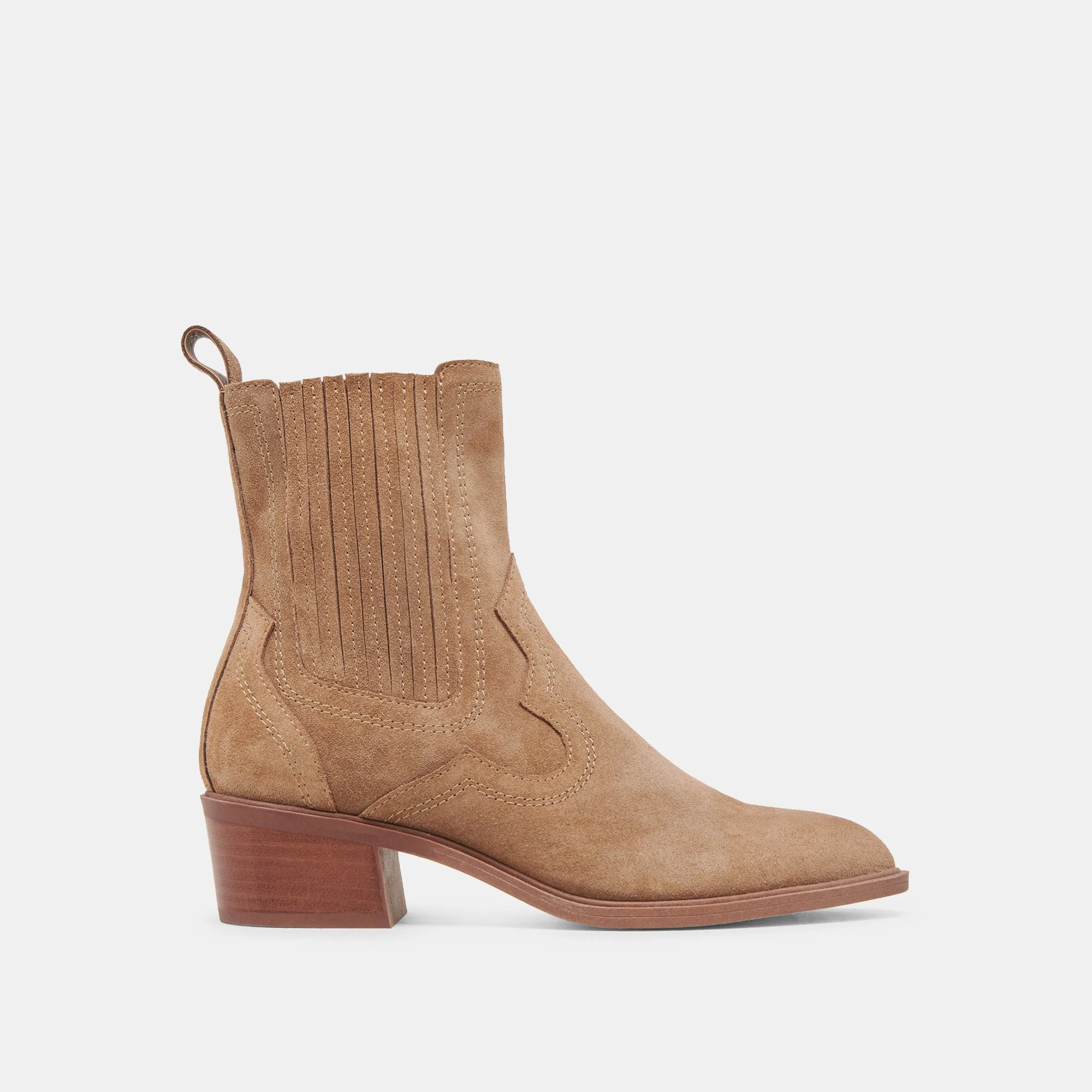 Rain Ready Comfortable Touch BRYLEE H2O WIDE BOOTIES MUSHROOM SUEDE