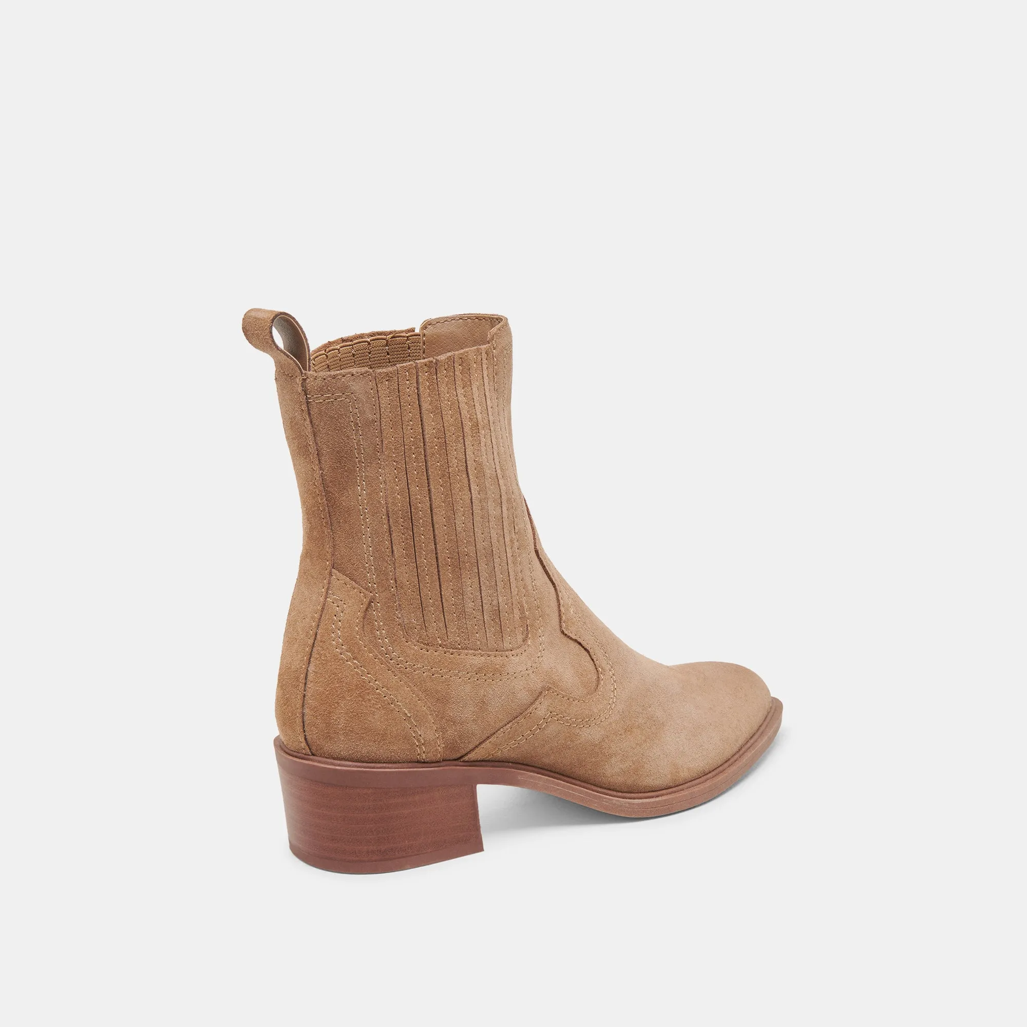 hypoallergenic BRYLEE H2O WIDE BOOTIES MUSHROOM SUEDE