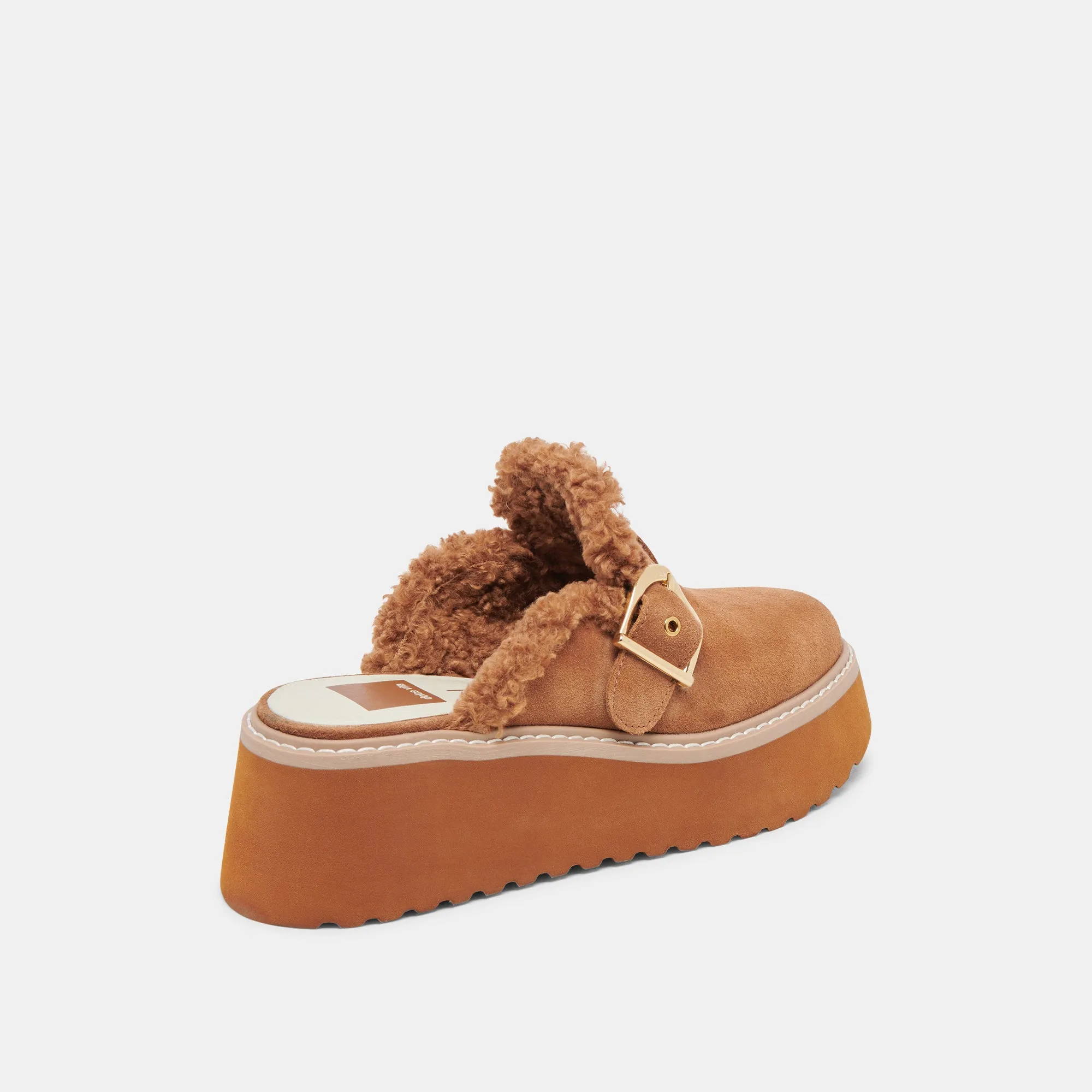 LELANI PLUSH FLATS PECAN SUEDE School Play