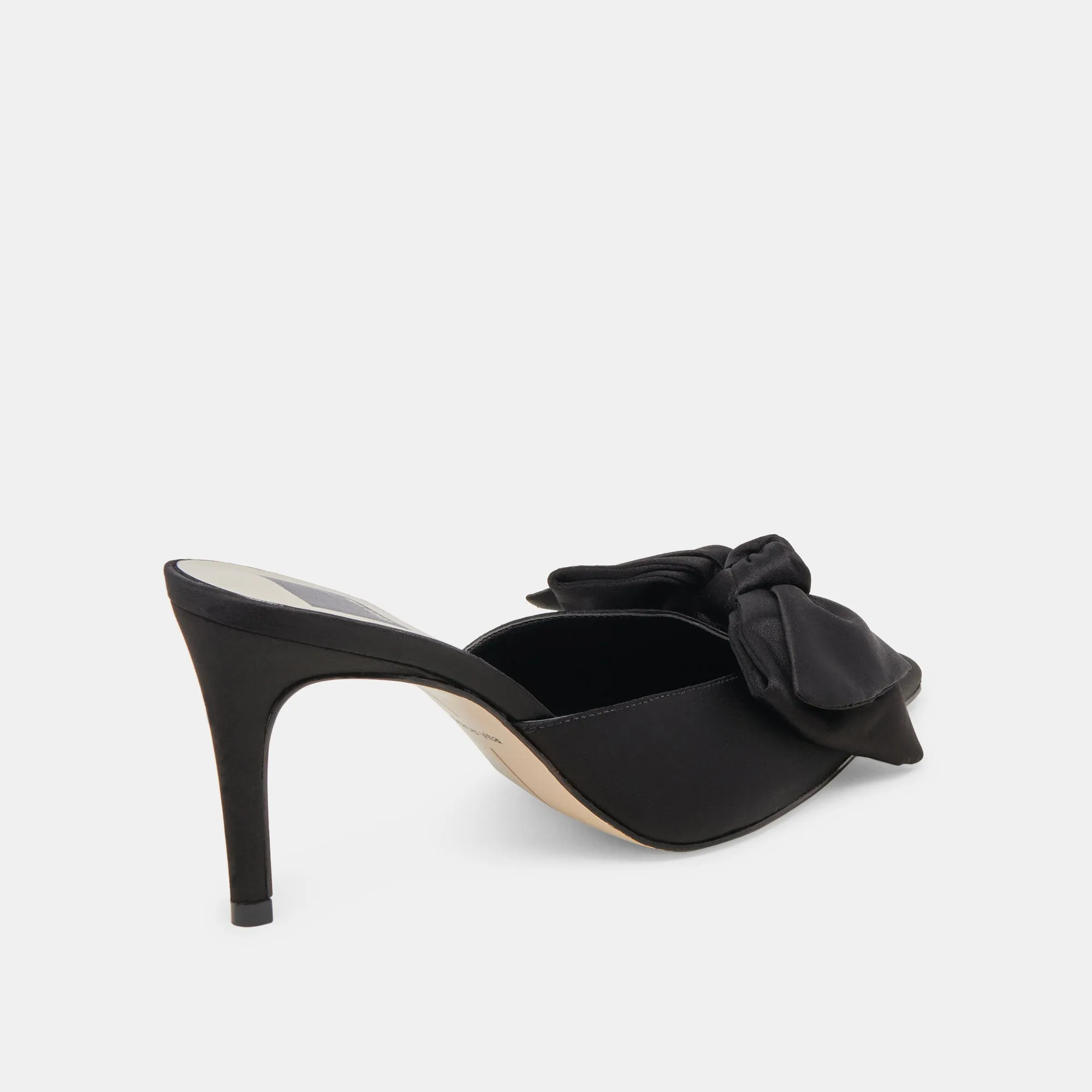 Smooth Soles KAYLI HEELS ONYX SATIN
