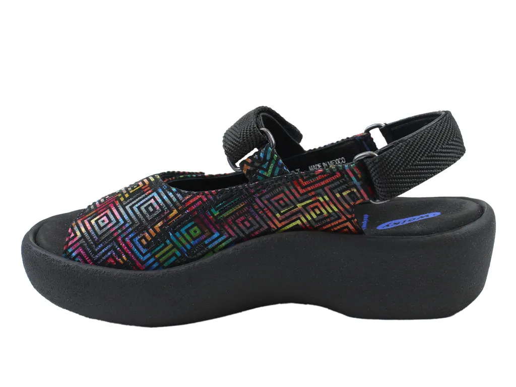 Outdoor Style Wolky Sandals Jewel Black Corza