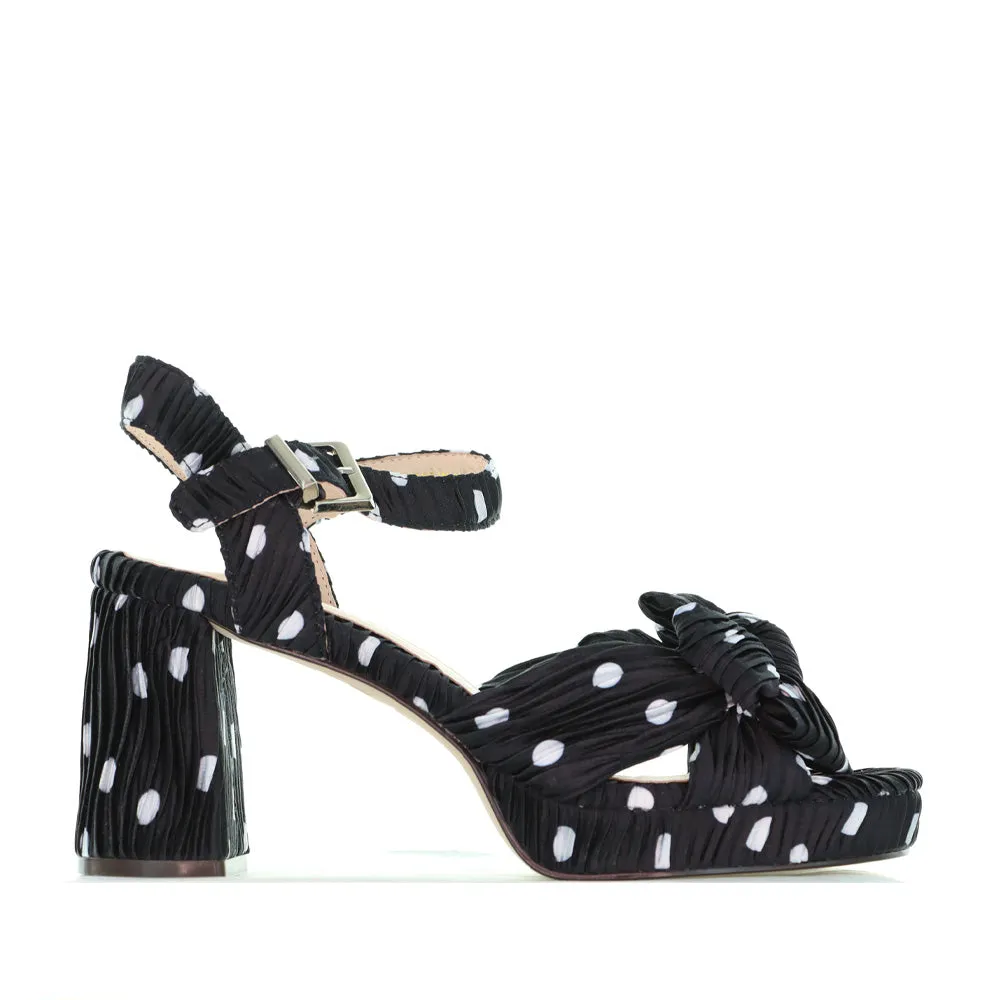 Seasonal High Heels Chic Wedding Sandals BRESLEY SAM BLACK SPOT