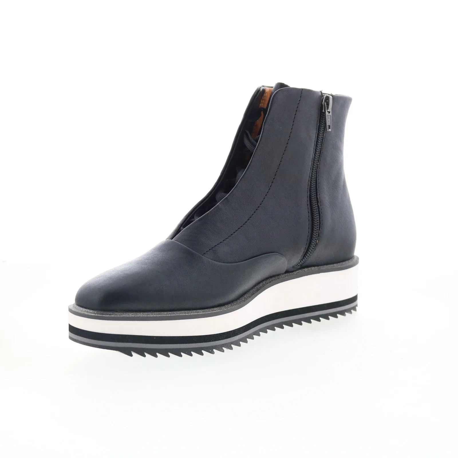 Johnston & Murphy 78-51485 Womens Black Leather Zipper Casual Dress Boots Versatile Look