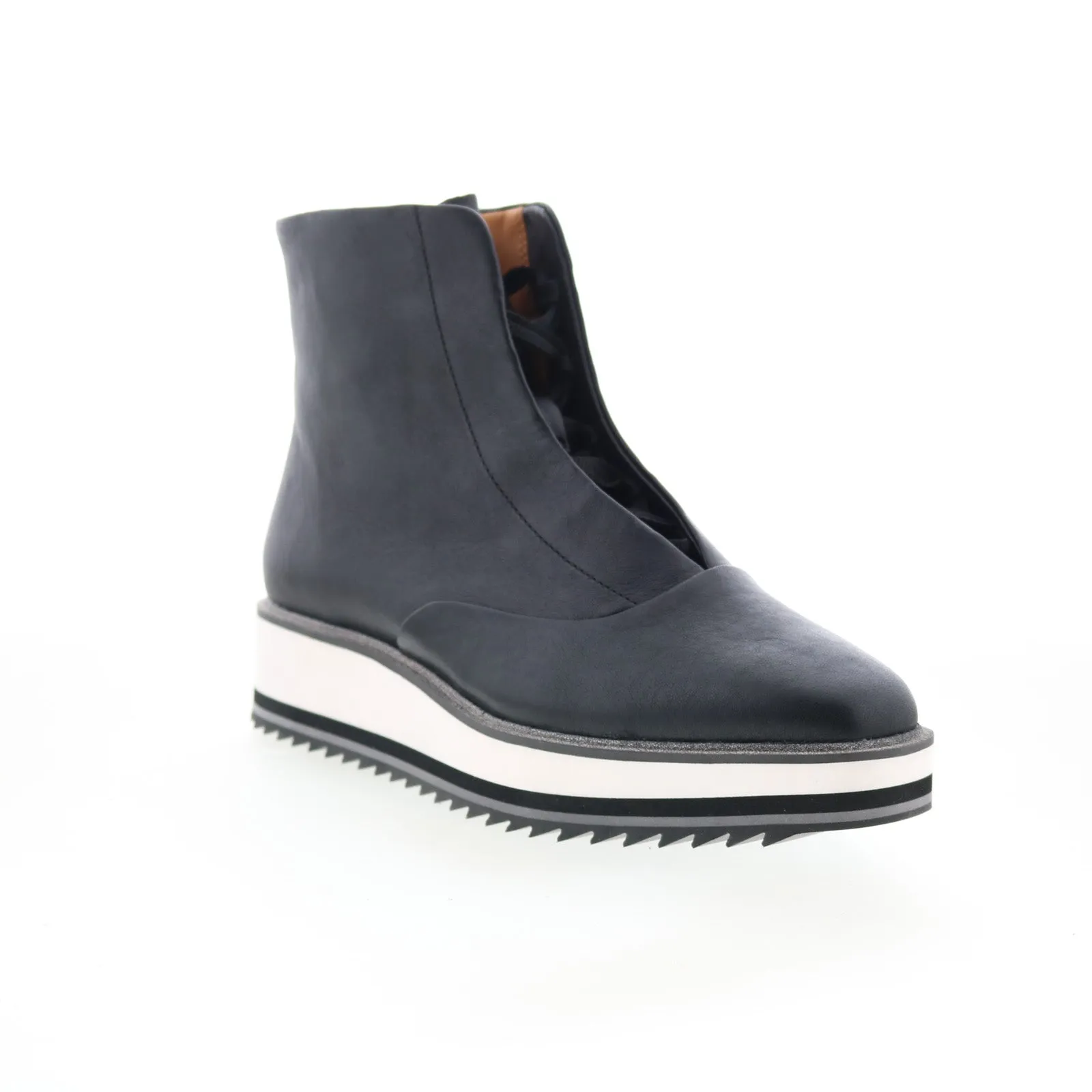 Breathable Lining Johnston & Murphy 78-51485 Womens Black Leather Zipper Casual Dress Boots