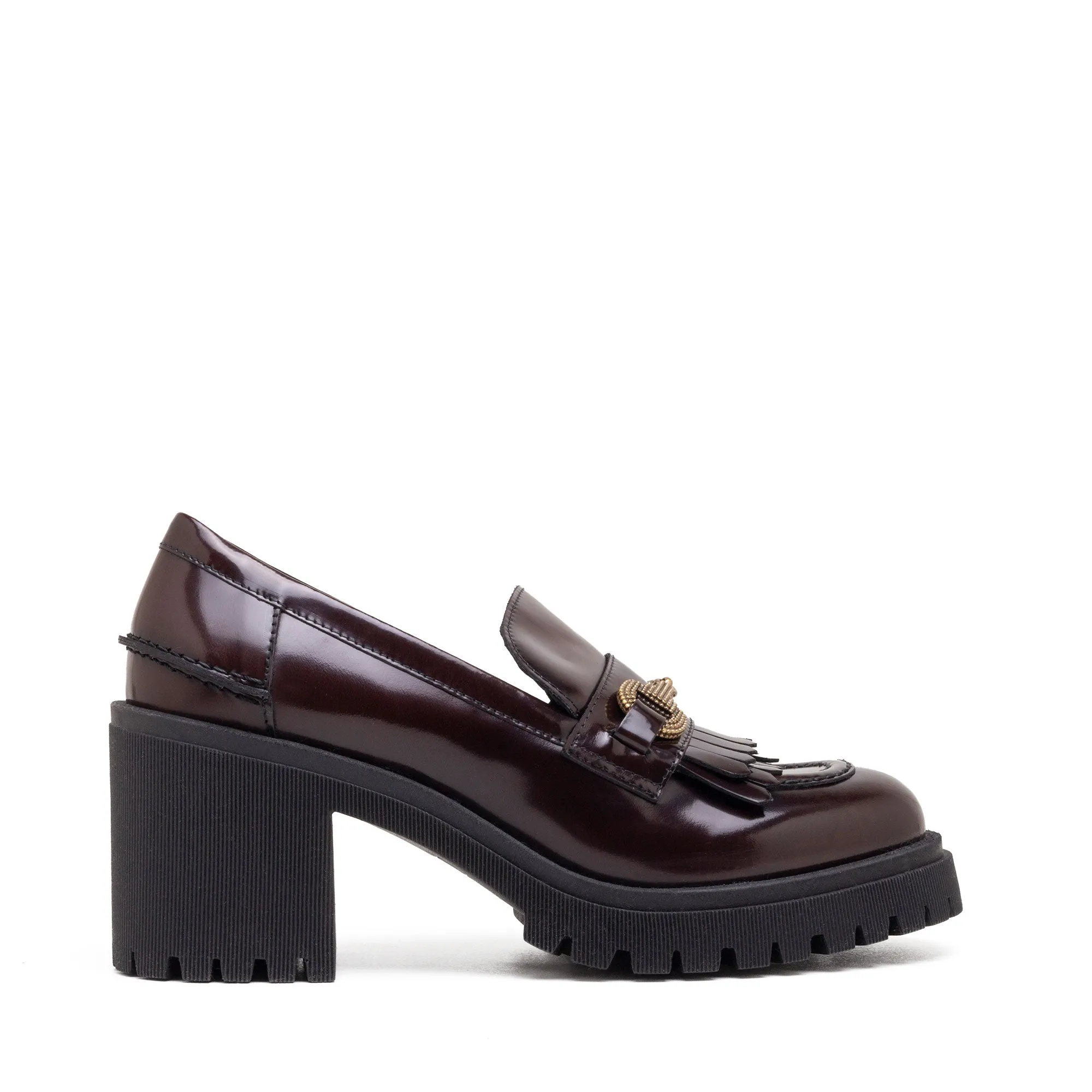 Soft Sandals Comfortable ALBA BLOCK HEEL MOCASSIN