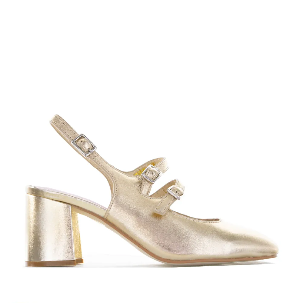 Nude Heels BRESLEY DARICK GOLD