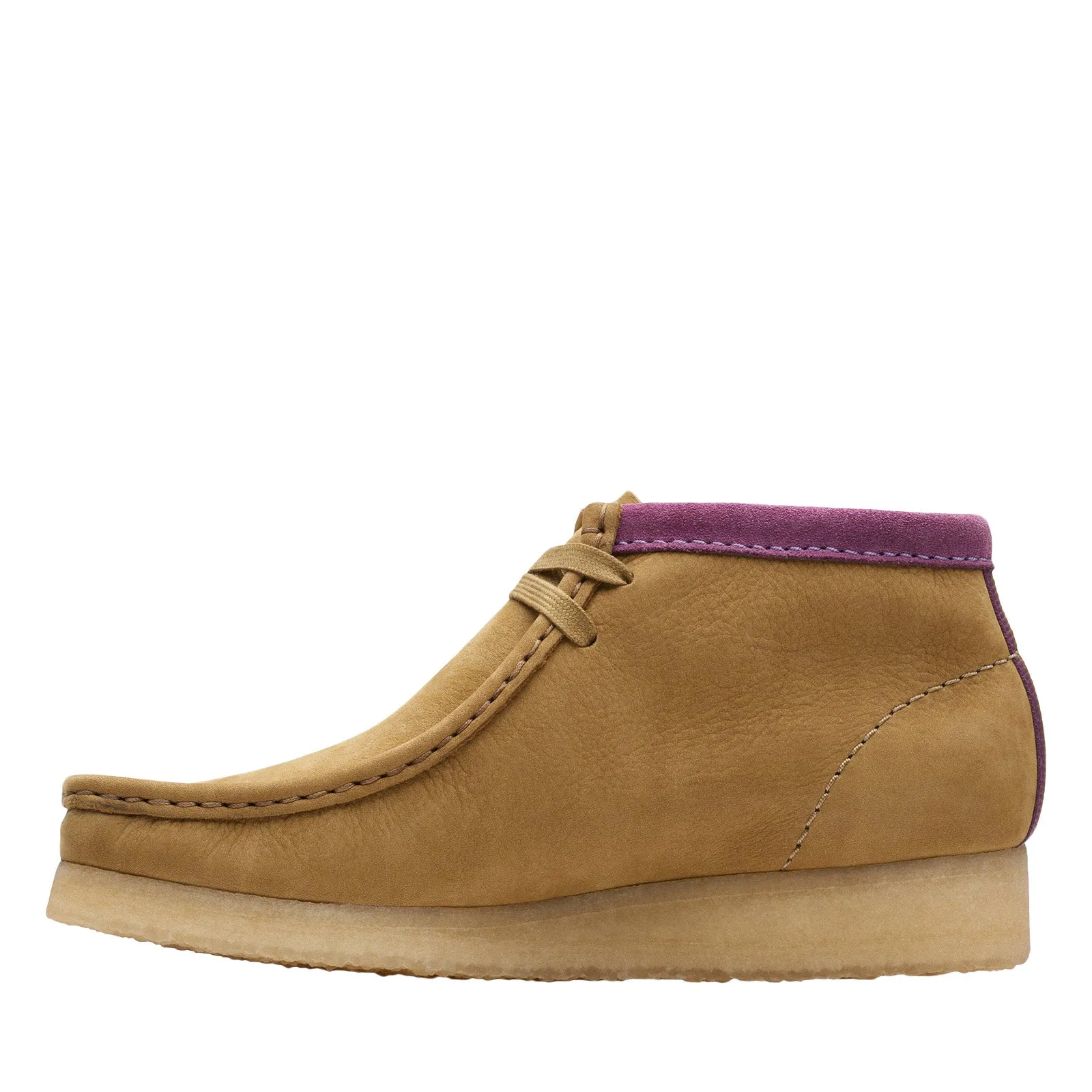 Air Flow Outdoor Style Clarks Wallabee Boot 26167961 Womens Brown Leather Lace Up Chukkas Boots