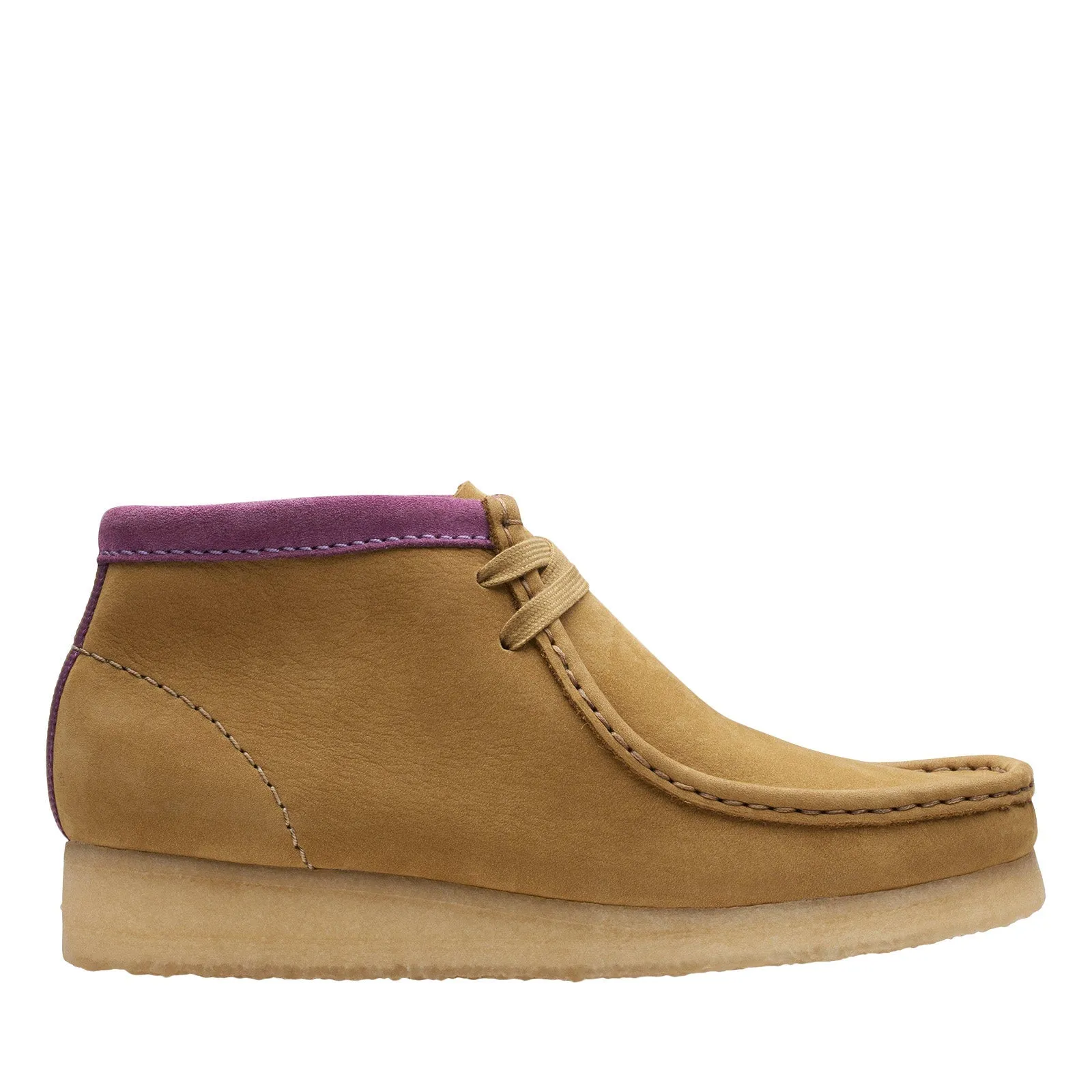 Party Occasion Clean Finish Clarks Wallabee Boot 26167961 Womens Brown Leather Lace Up Chukkas Boots
