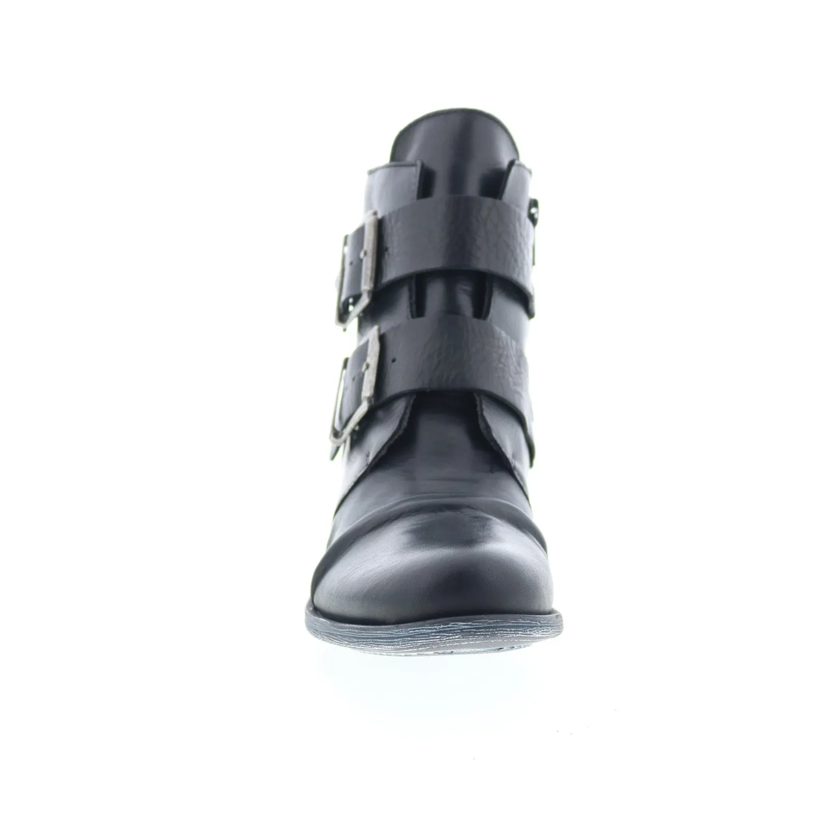 Miz Mooz Limelight Womens Black Leather Zipper Casual Dress Boots Clean Lines