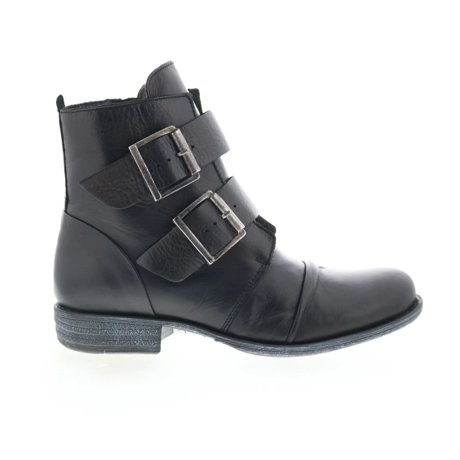 Water-resistant Outdoor Hiking Miz Mooz Limelight Womens Black Leather Zipper Casual Dress Boots