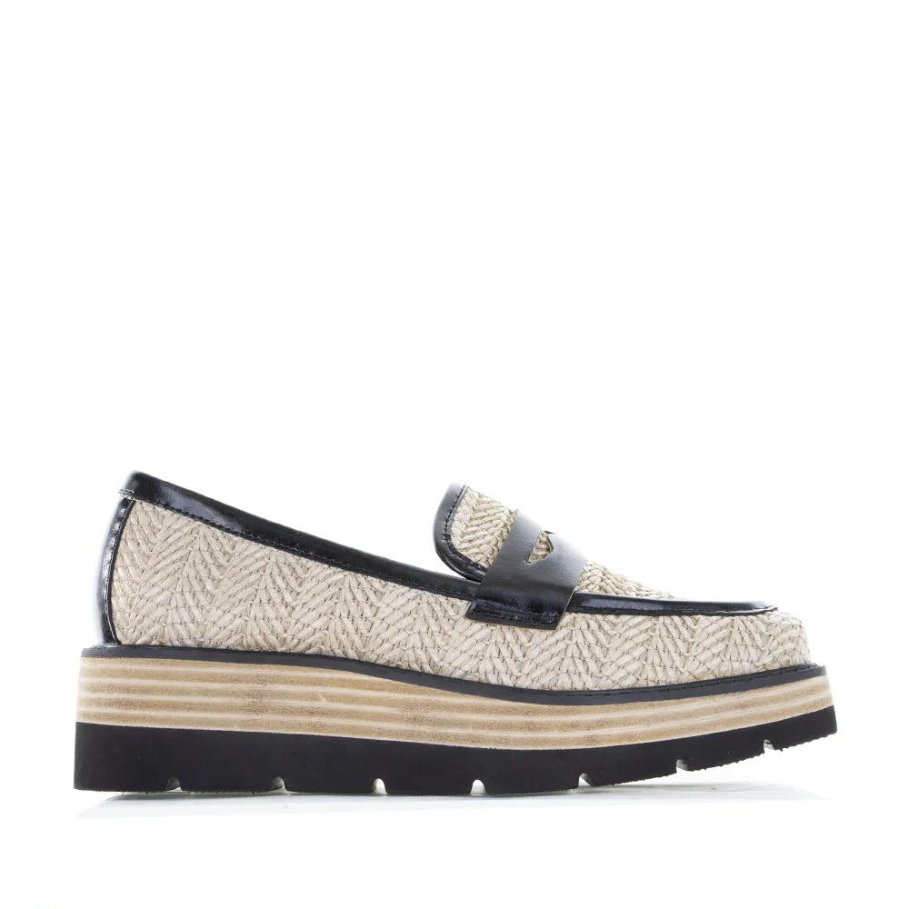 BRESLEY PAELLA NAT BLACK suitable for formal wear Supportive arch
