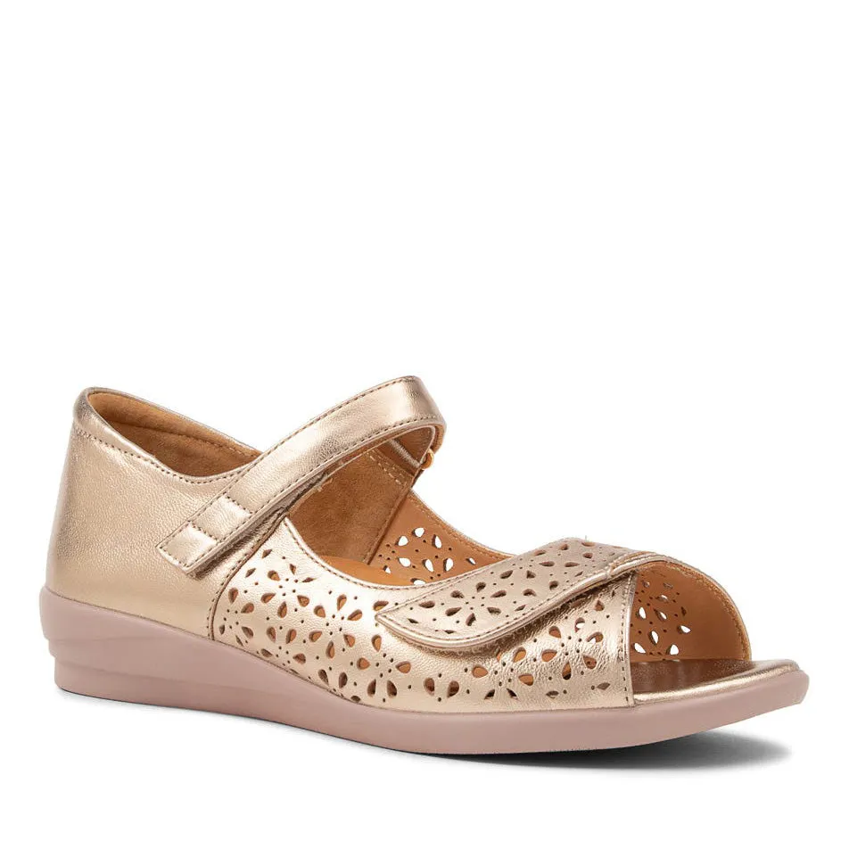 Lightweight Walking Shoes Open Finish ZIERA DAFFODIL CHAMPAGNE