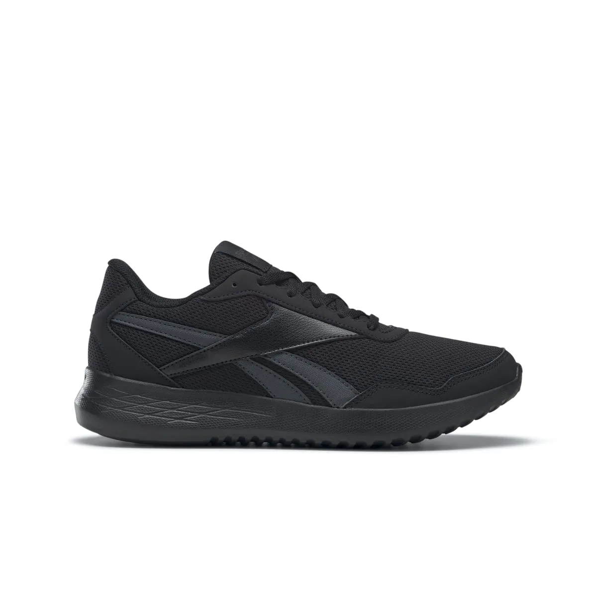 outdoor running shoe components REEBOK GW7188 ENERGEN LITE WMN'S (Medium) Black/Black/Grey Mesh Running Shoes