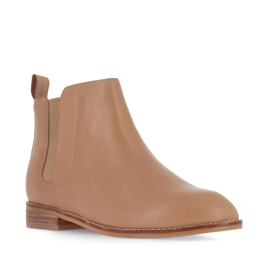 AUSTEN II - CAMEL LEATHER street walkers' sneakers Premium