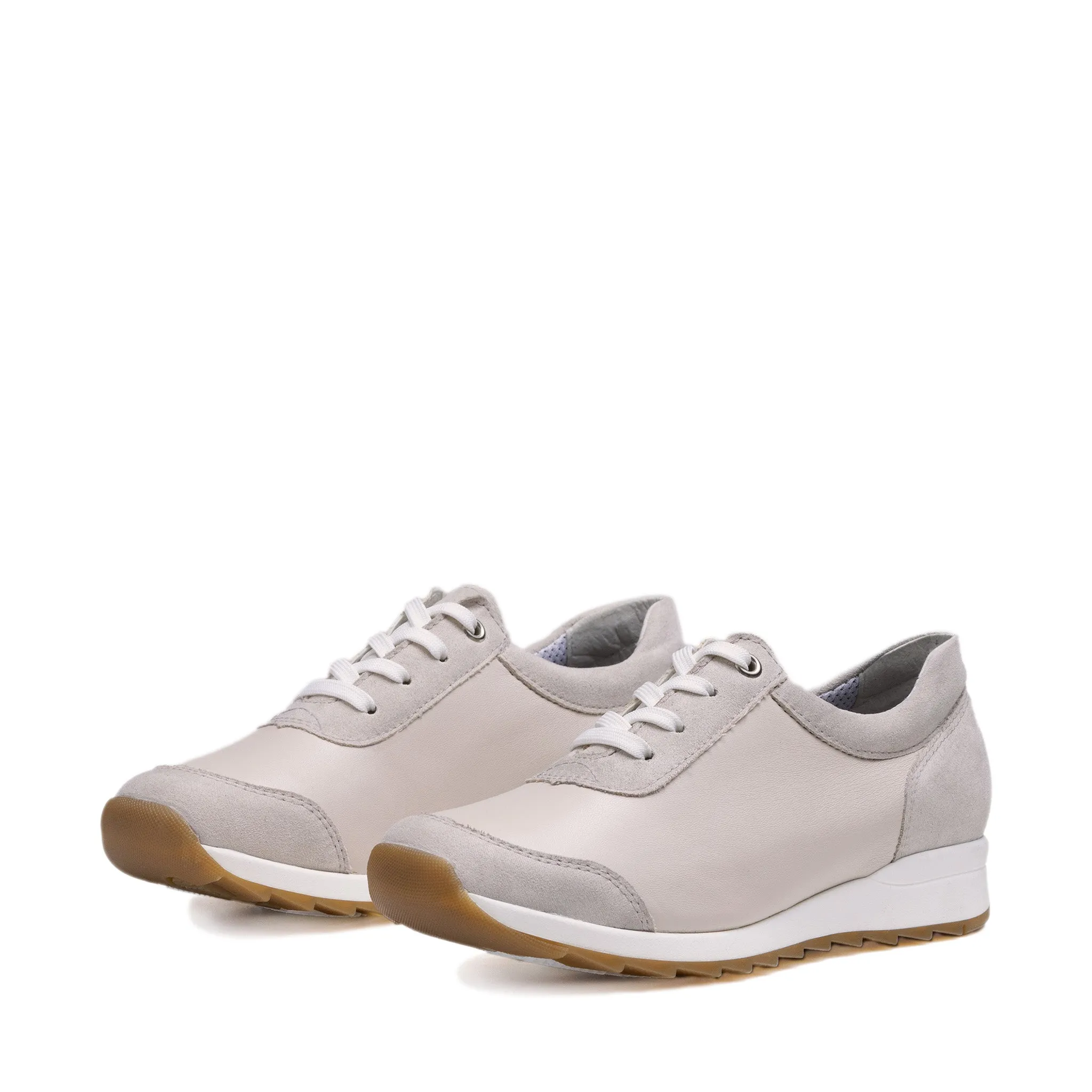 LUOTO Women??s stretch vegan sneakers Slim flair