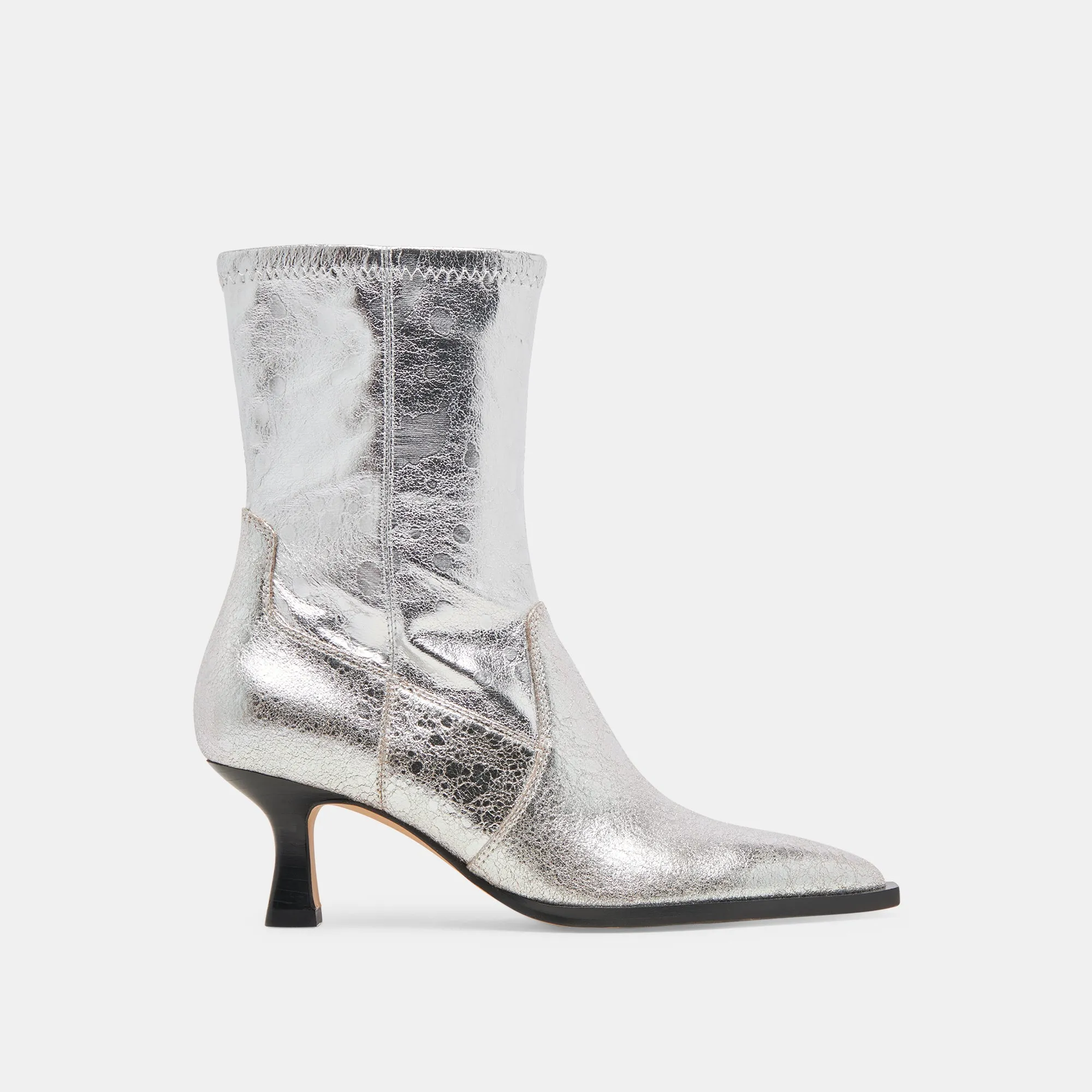 Handmade Craft Versatile use ARYA BOOTS SILVER DISTRESSED LEATHER